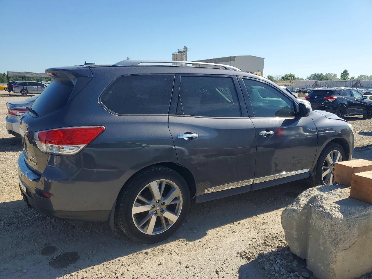 2014 Nissan Pathfinder S Gray vin: 5N1AR2MM8EC716679