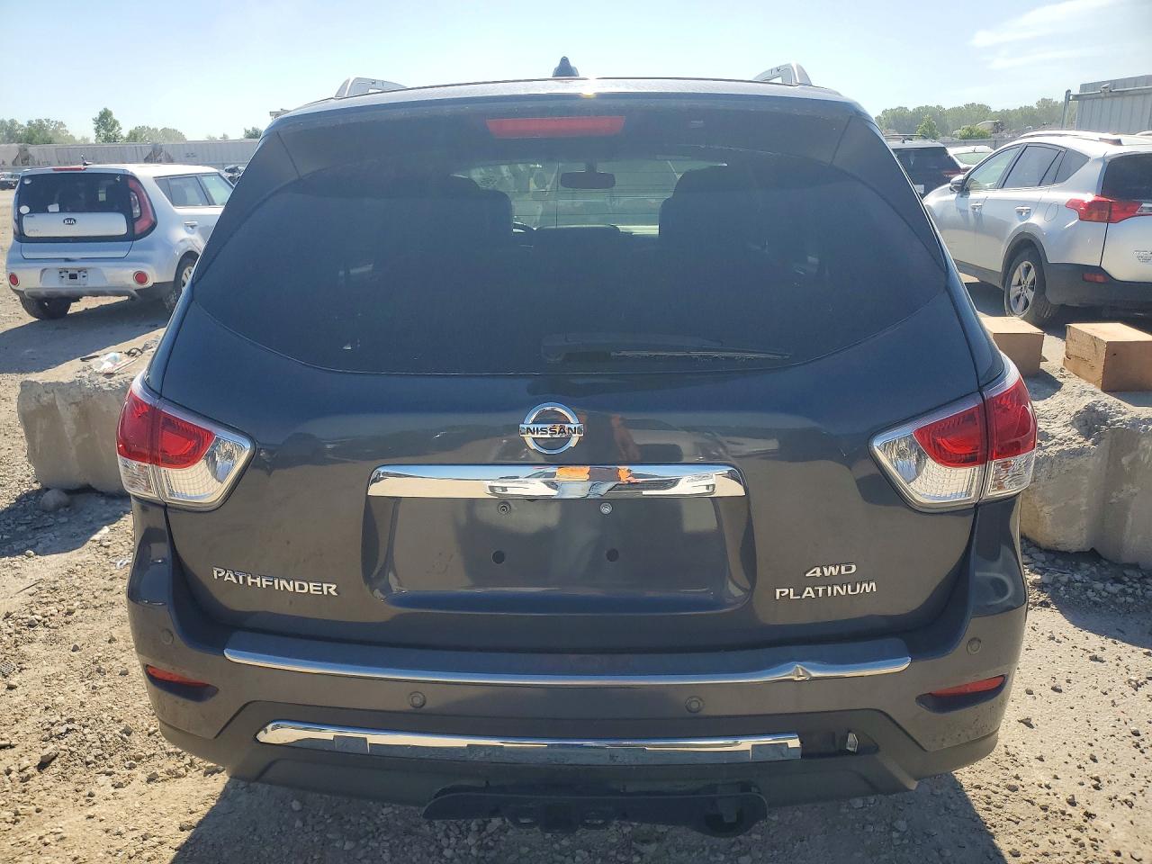 2014 Nissan Pathfinder S Gray vin: 5N1AR2MM8EC716679