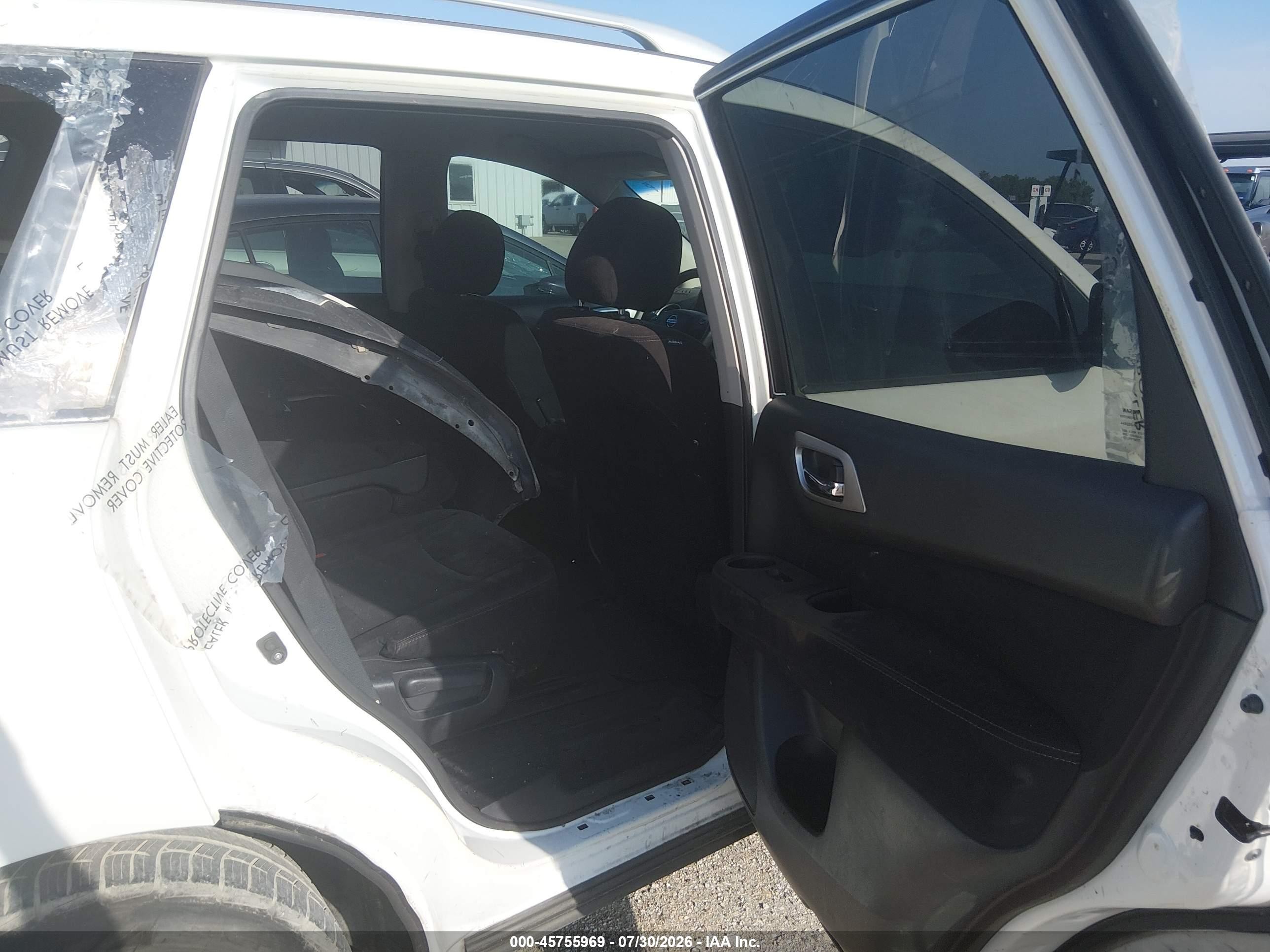 2014 Nissan Pathfinder Sv White vin: 5N1AR2MM8EC729447