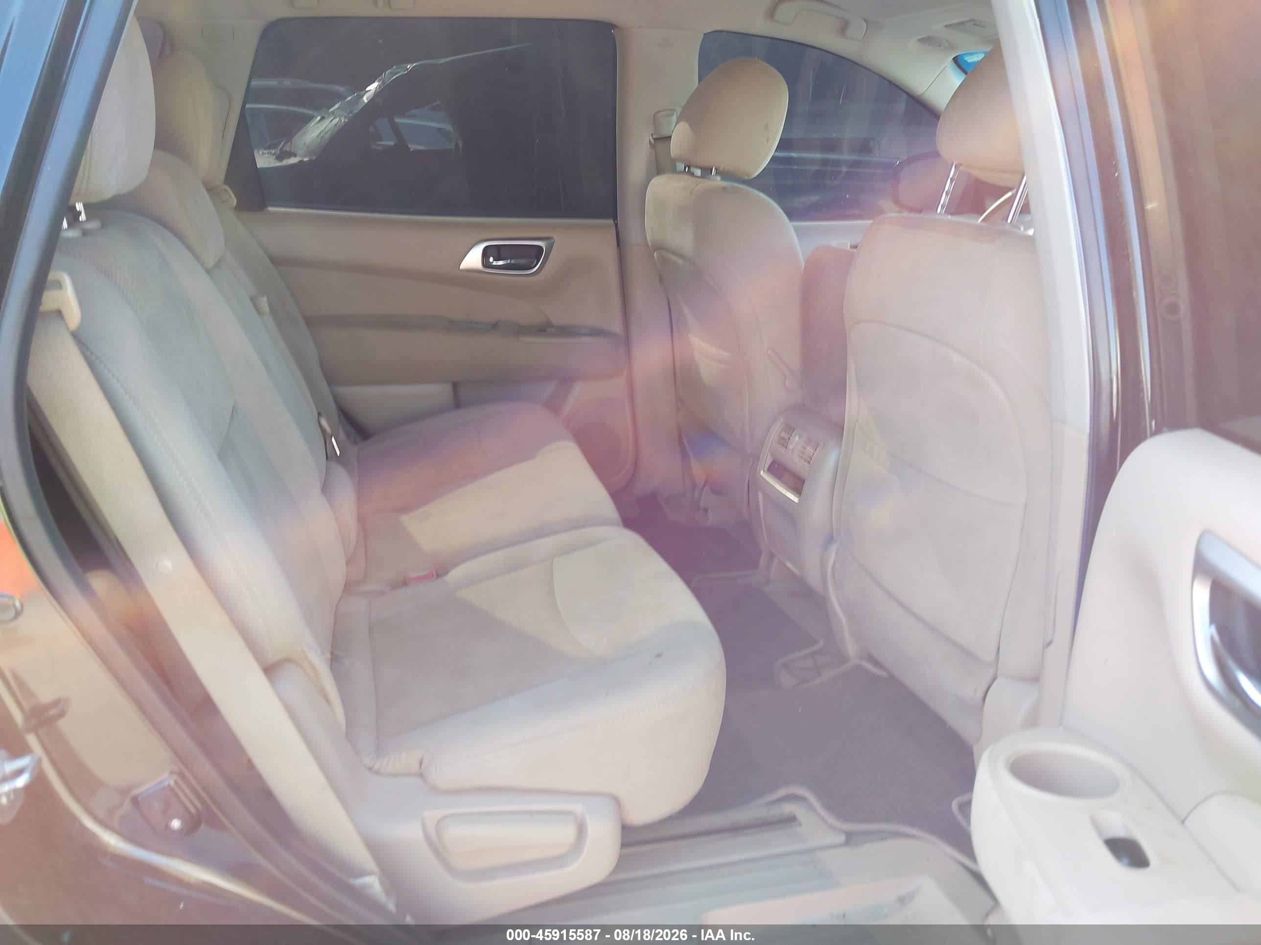 2015 Nissan Pathfinder S Black vin: 5N1AR2MM8FC601503