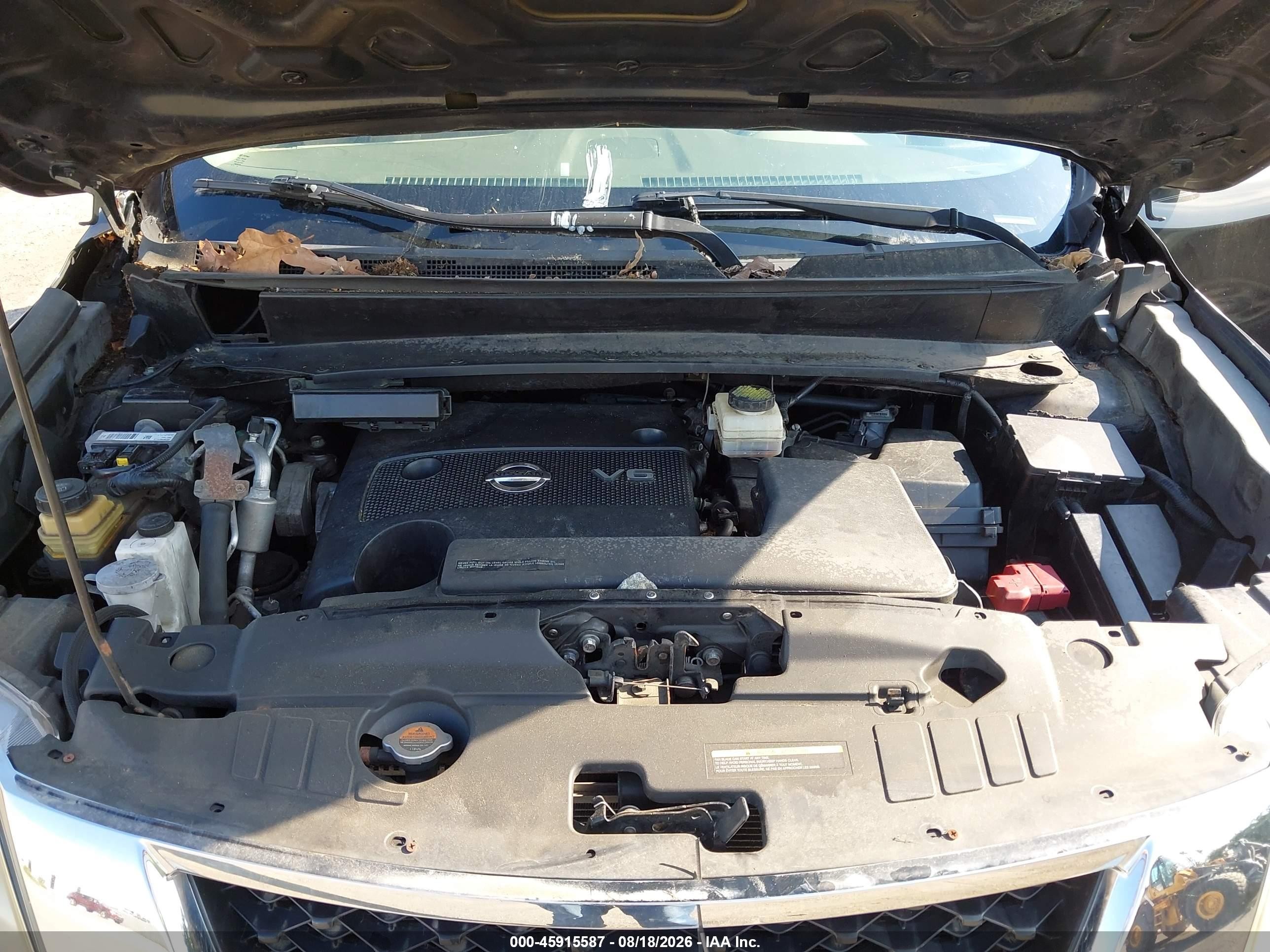 2015 Nissan Pathfinder S Black vin: 5N1AR2MM8FC601503