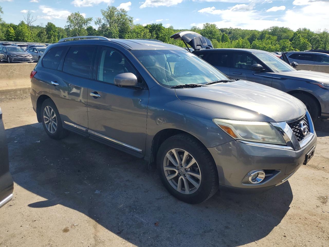 2015 Nissan Pathfinder Sl Charcoal vin: 5N1AR2MM8FC607138