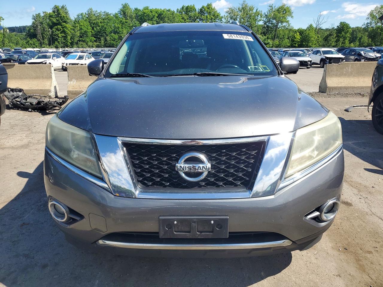 2015 Nissan Pathfinder Sl Charcoal vin: 5N1AR2MM8FC607138