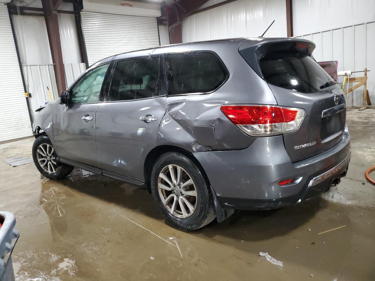 2015 Nissan Pathfinder S Gray vin: 5N1AR2MM8FC614932