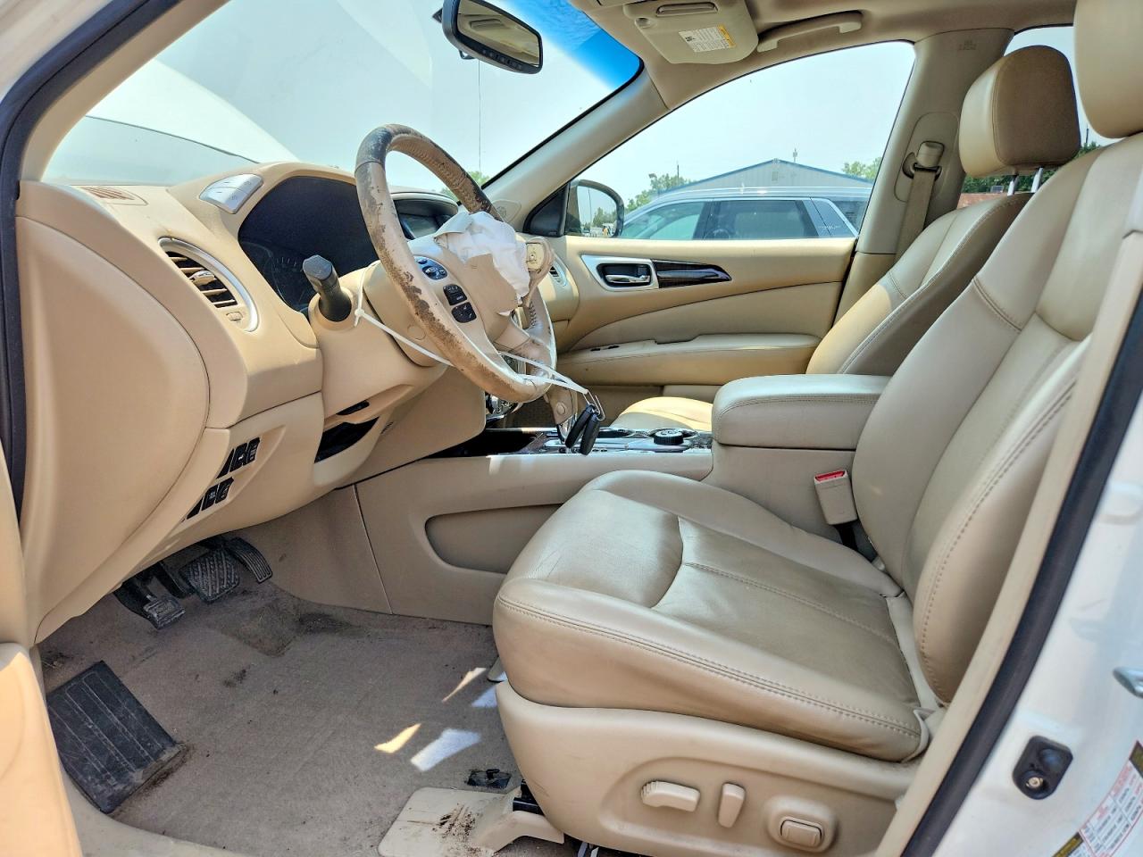 2015 Nissan Pathfinder Sl Белый vin: 5N1AR2MM8FC615711
