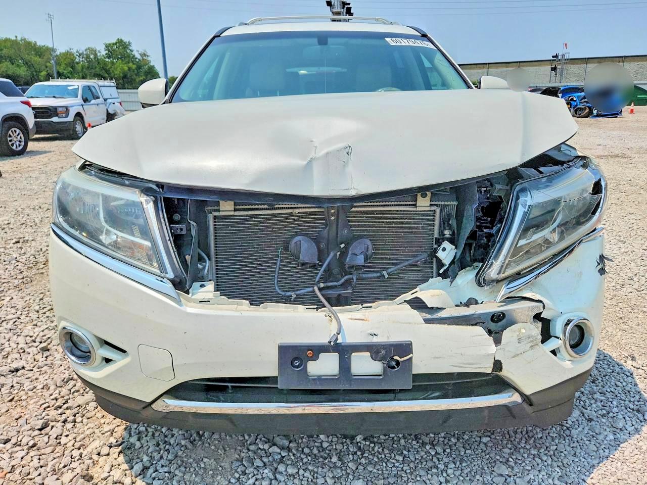 2015 Nissan Pathfinder Sl Белый vin: 5N1AR2MM8FC615711