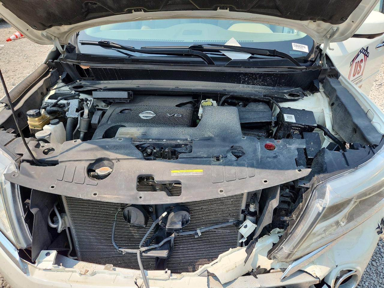 2015 Nissan Pathfinder Sl Белый vin: 5N1AR2MM8FC615711