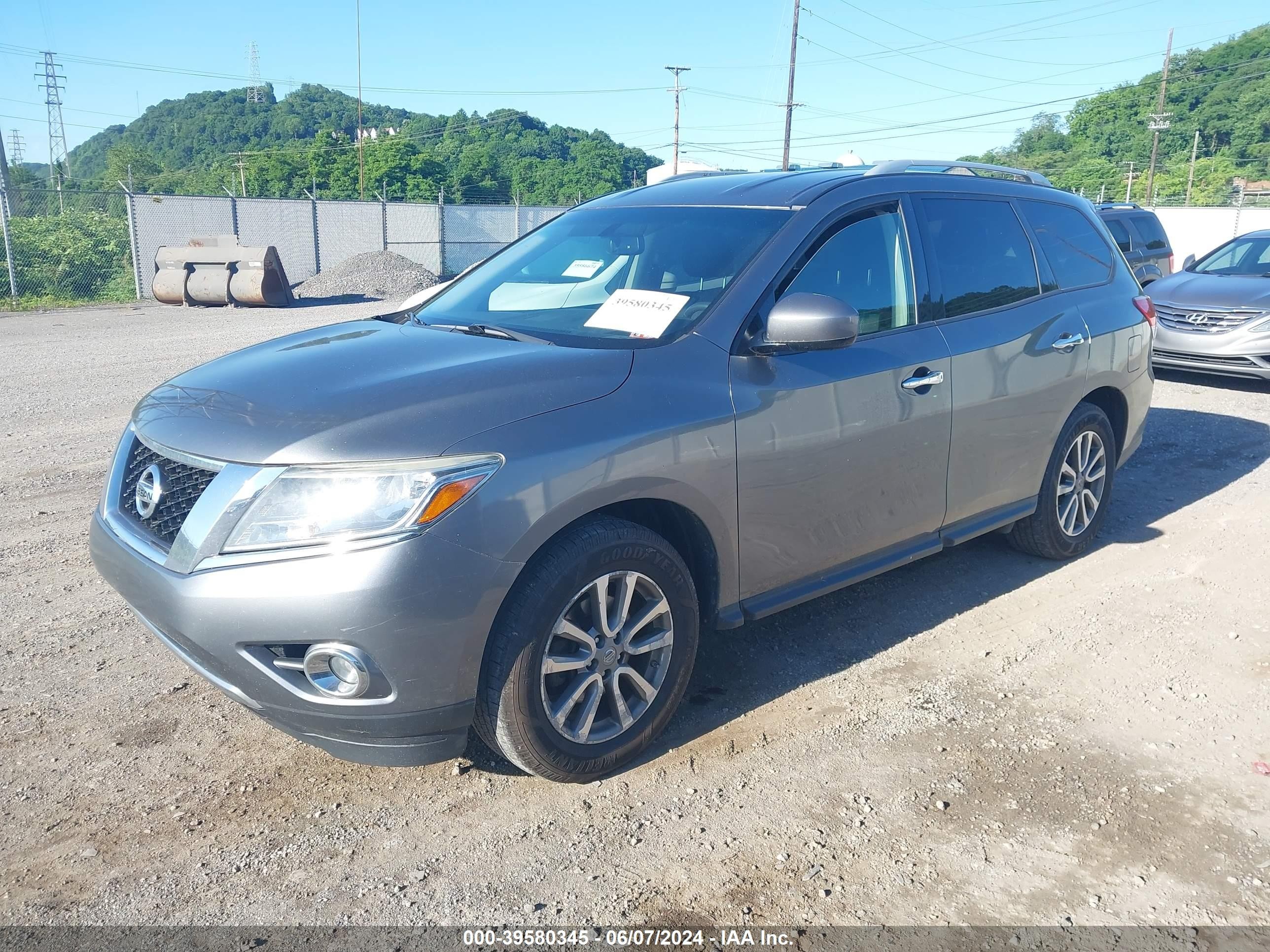 2015 Nissan Pathfinder Platinum/s/sl/sv Gray vin: 5N1AR2MM8FC633898