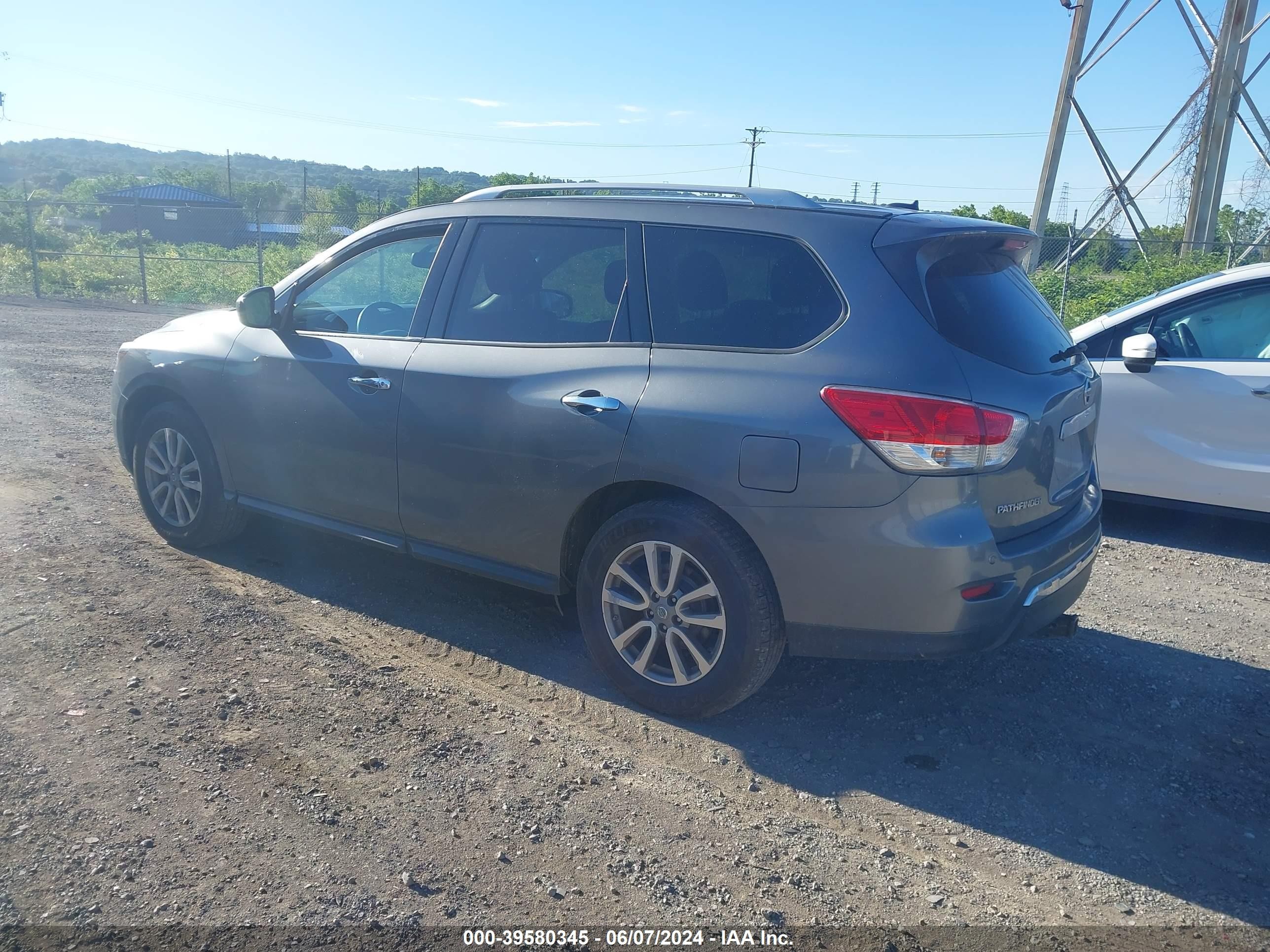 2015 Nissan Pathfinder Platinum/s/sl/sv Gray vin: 5N1AR2MM8FC633898