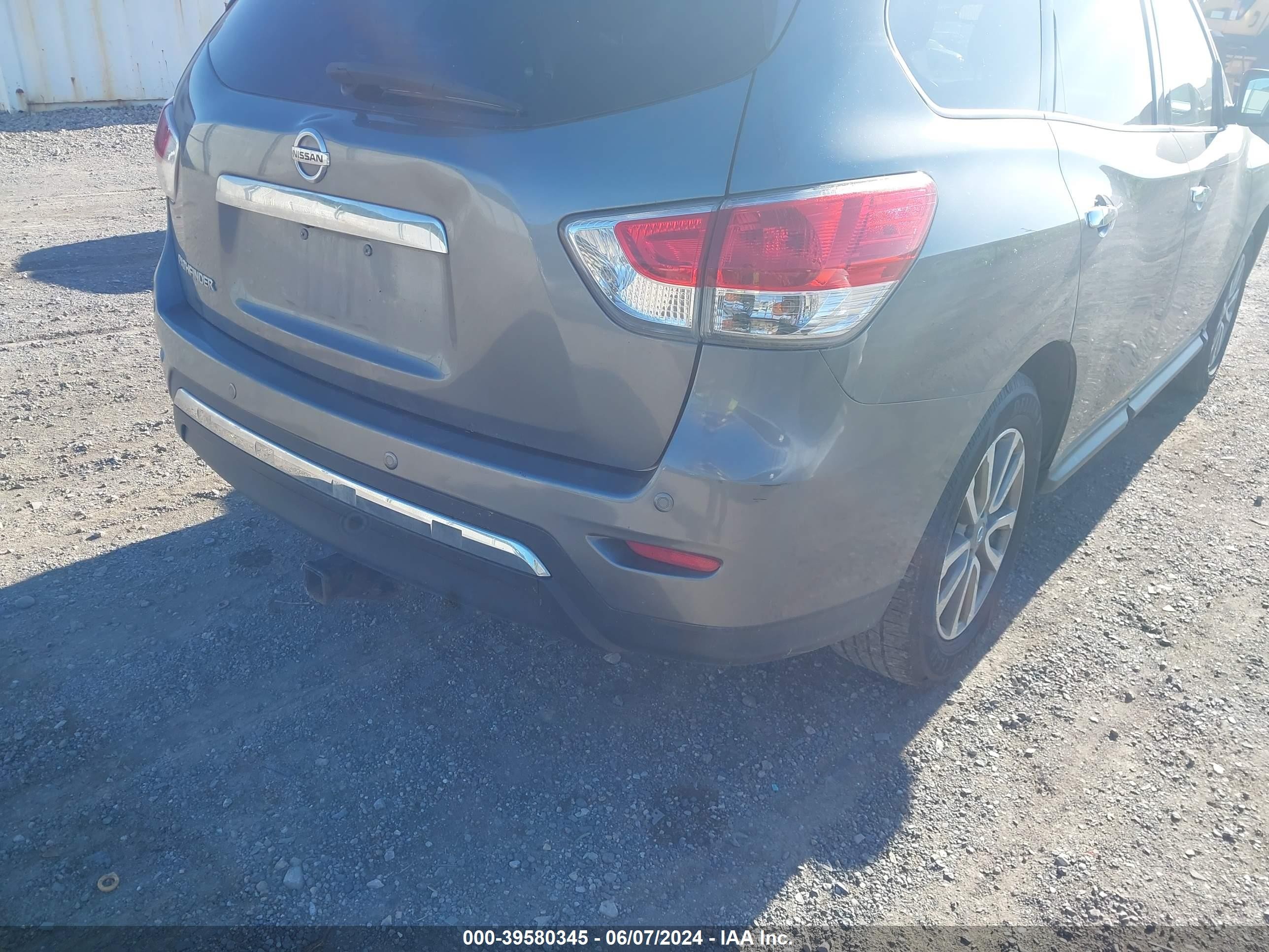 2015 Nissan Pathfinder Platinum/s/sl/sv Gray vin: 5N1AR2MM8FC633898