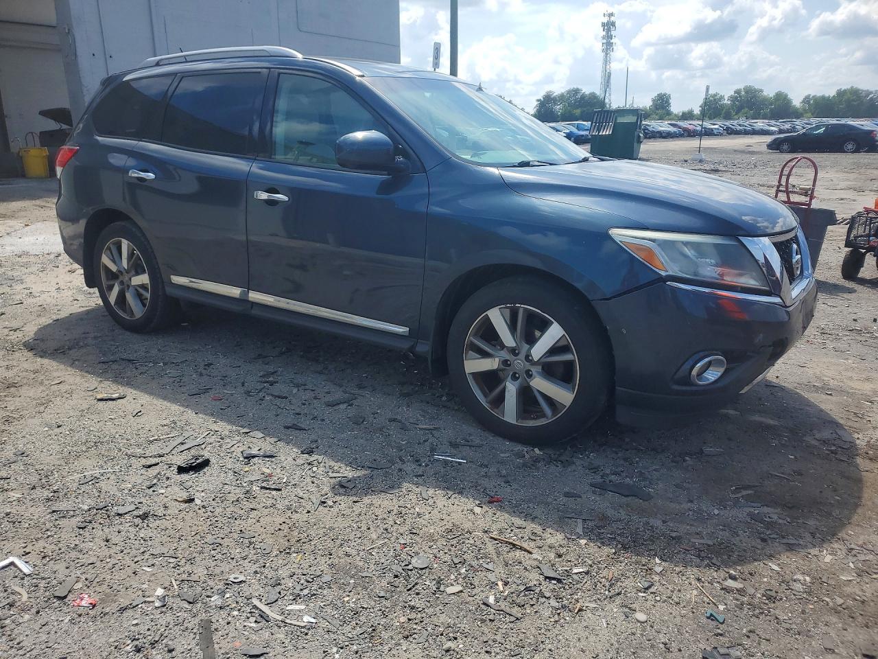 2015 Nissan Pathfinder S Blue vin: 5N1AR2MM8FC639653