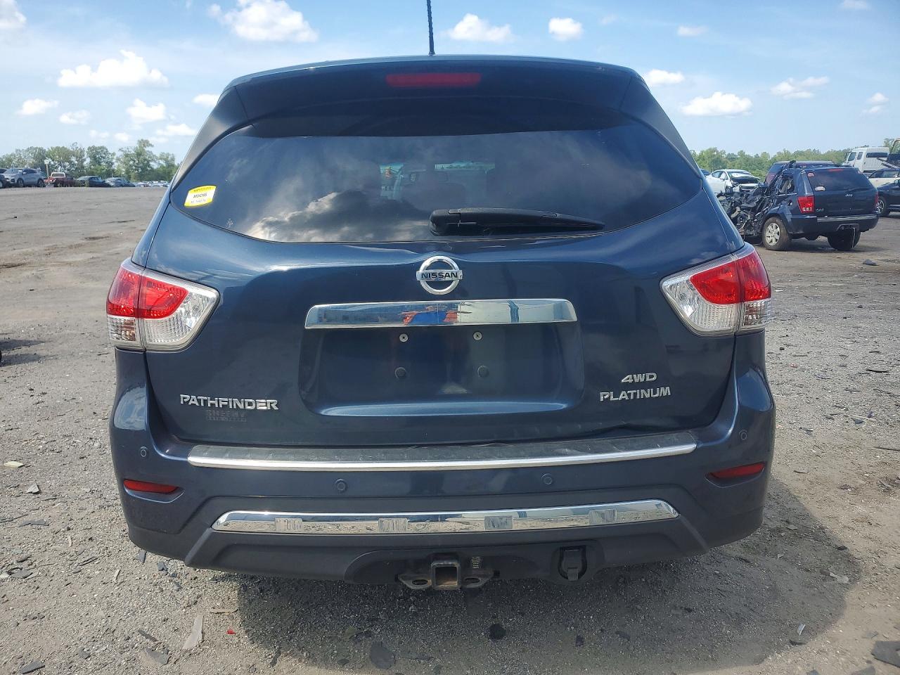 2015 Nissan Pathfinder S Blue vin: 5N1AR2MM8FC639653