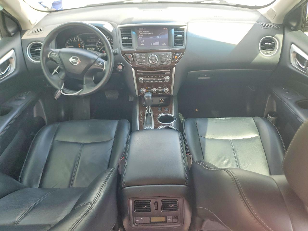 2015 Nissan Pathfinder Sl White vin: 5N1AR2MM8FC641452