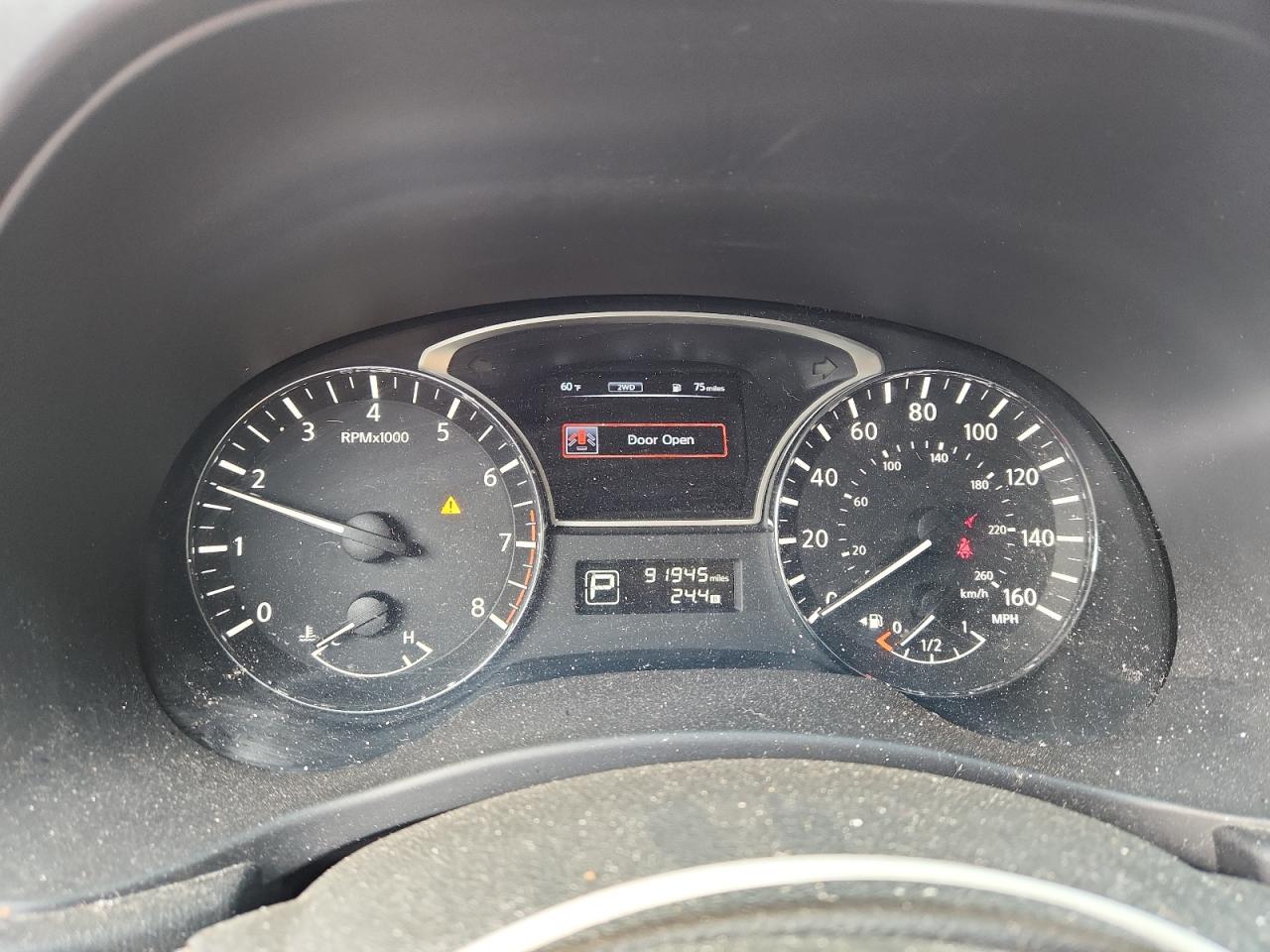 2015 Nissan Pathfinder Sv Угольный vin: 5N1AR2MM8FC653617 Damage: Warning Light - Srs, On, Unacceptable