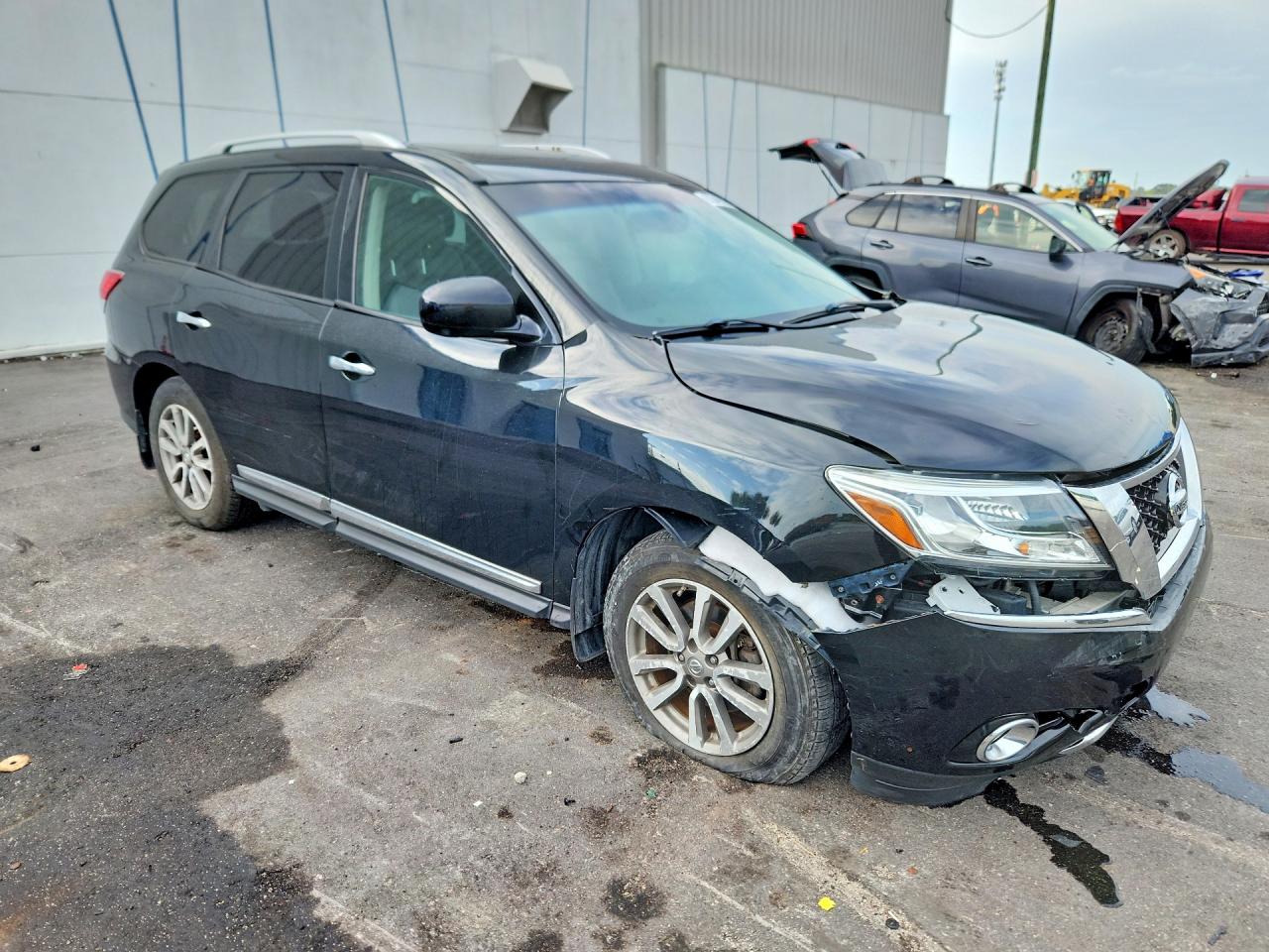 2015 Nissan Pathfinder Sl Black vin: 5N1AR2MM8FC656341