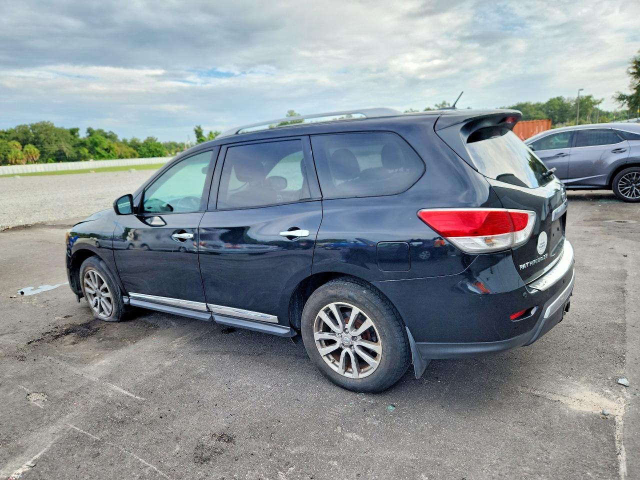 2015 Nissan Pathfinder Sl Black vin: 5N1AR2MM8FC656341