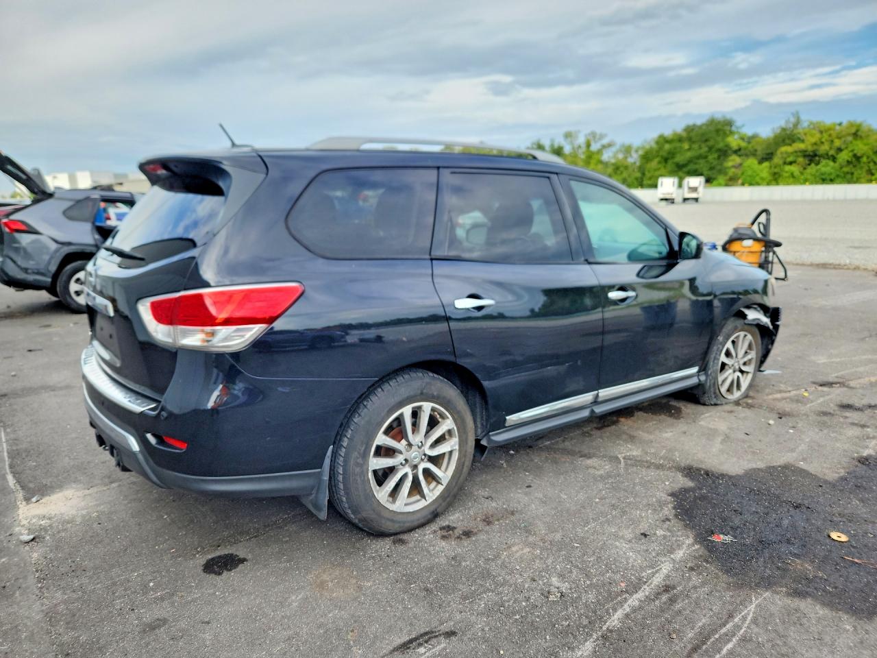 2015 Nissan Pathfinder Sl Black vin: 5N1AR2MM8FC656341