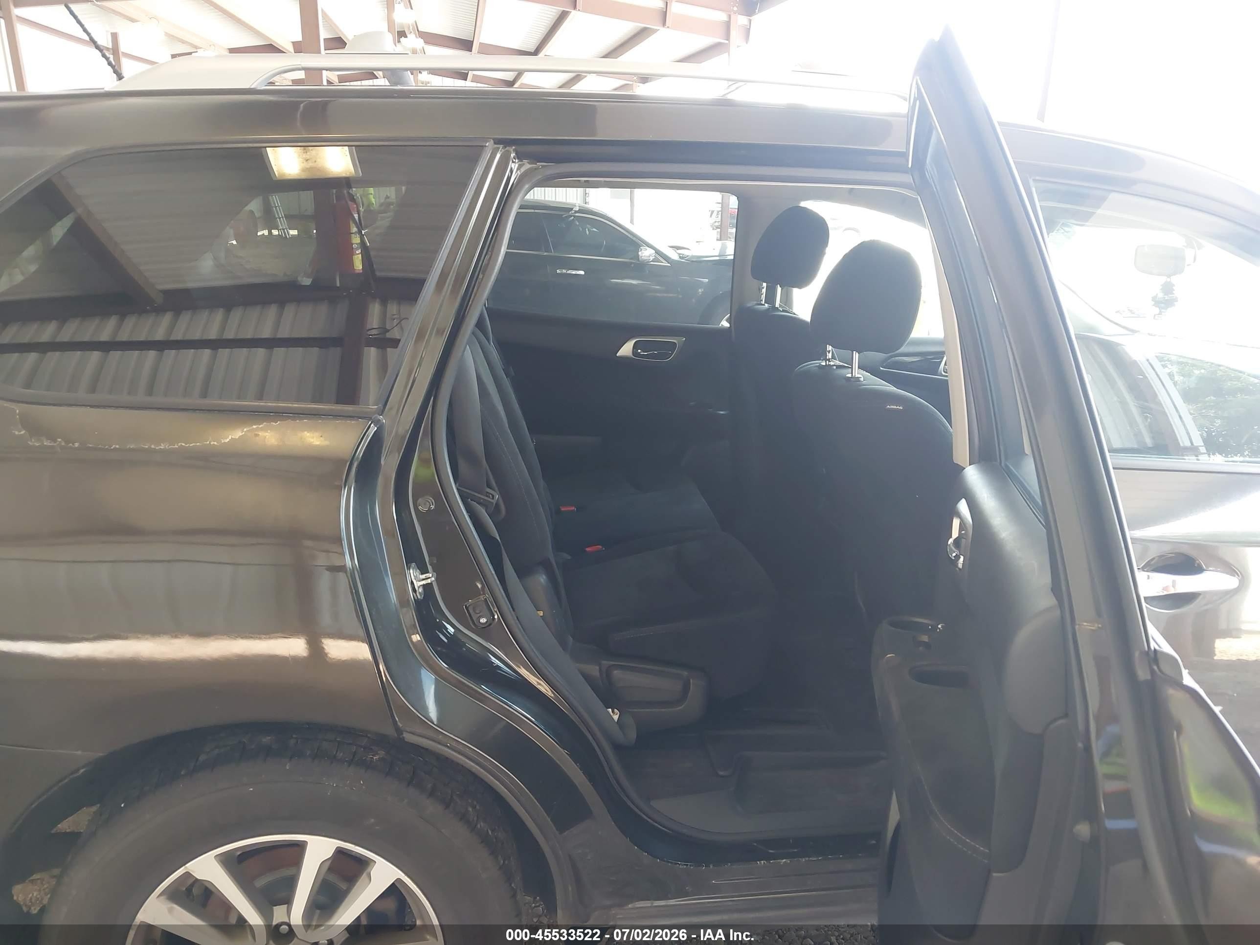 2015 Nissan Pathfinder Sv Black vin: 5N1AR2MM8FC675066