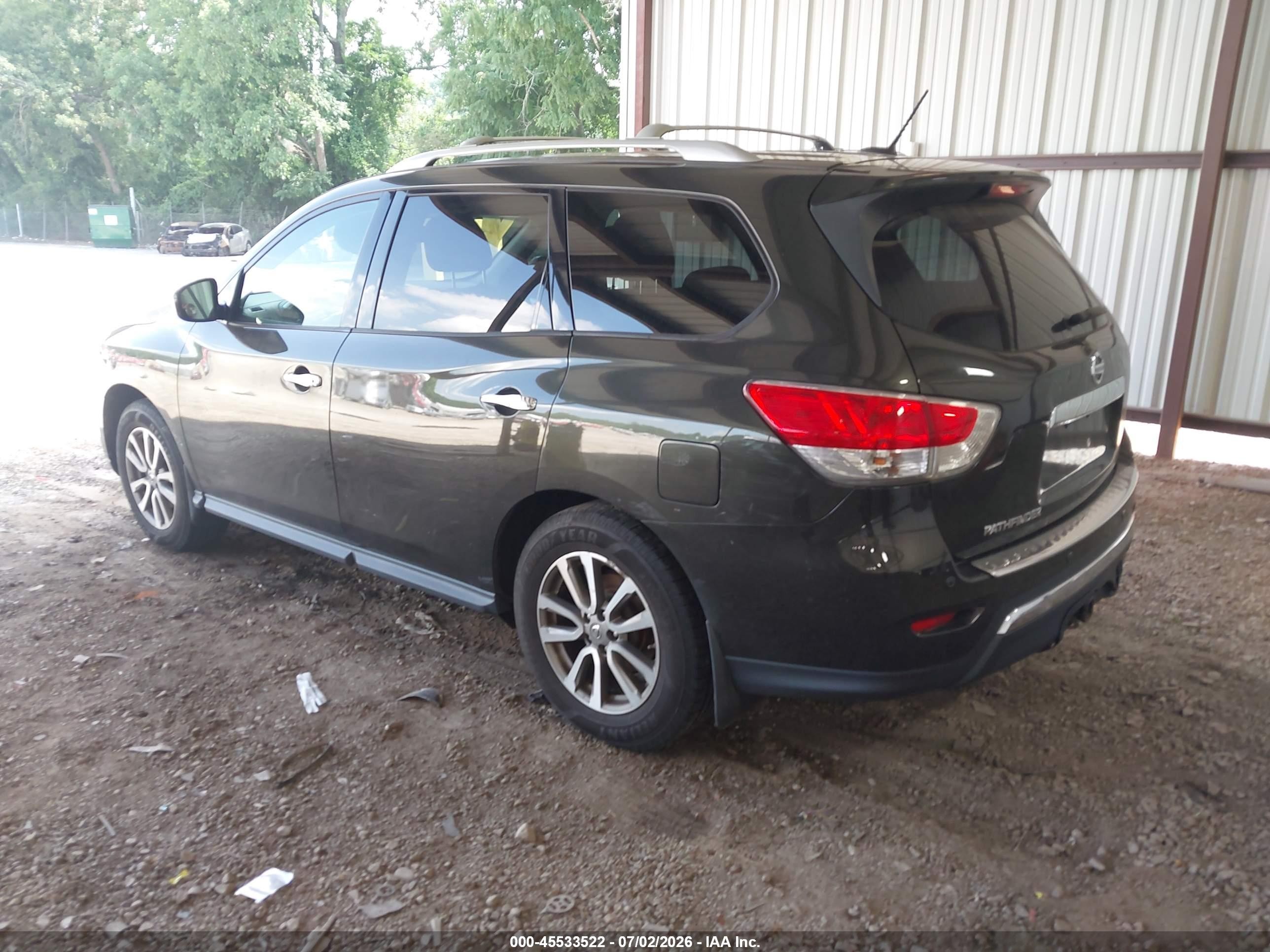 2015 Nissan Pathfinder Sv Black vin: 5N1AR2MM8FC675066