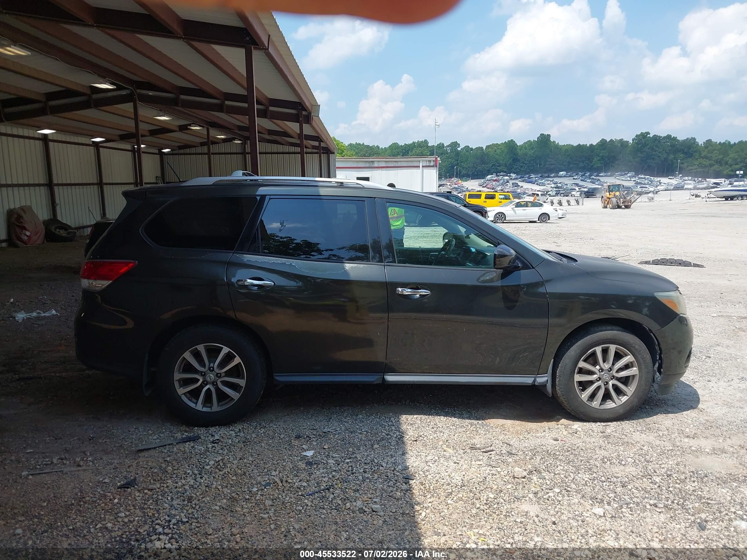 2015 Nissan Pathfinder Sv Black vin: 5N1AR2MM8FC675066