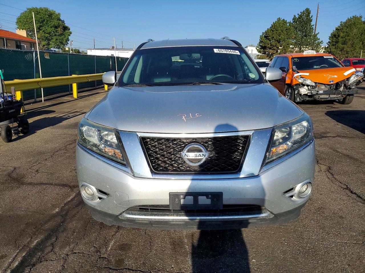 2015 Nissan Pathfinder Sl Silver vin: 5N1AR2MM8FC686407