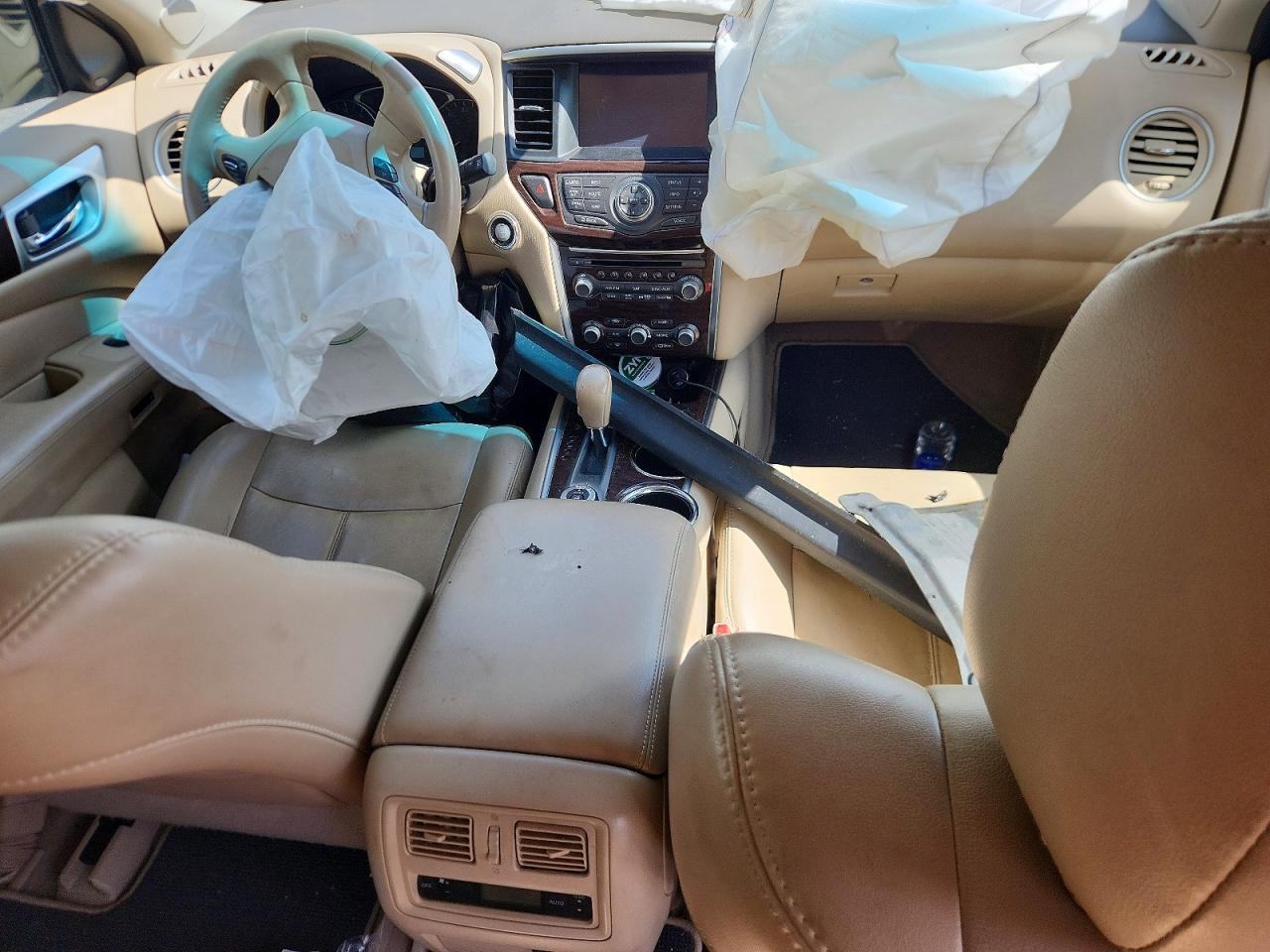 2015 Nissan Pathfinder Sl White vin: 5N1AR2MM8FC699691