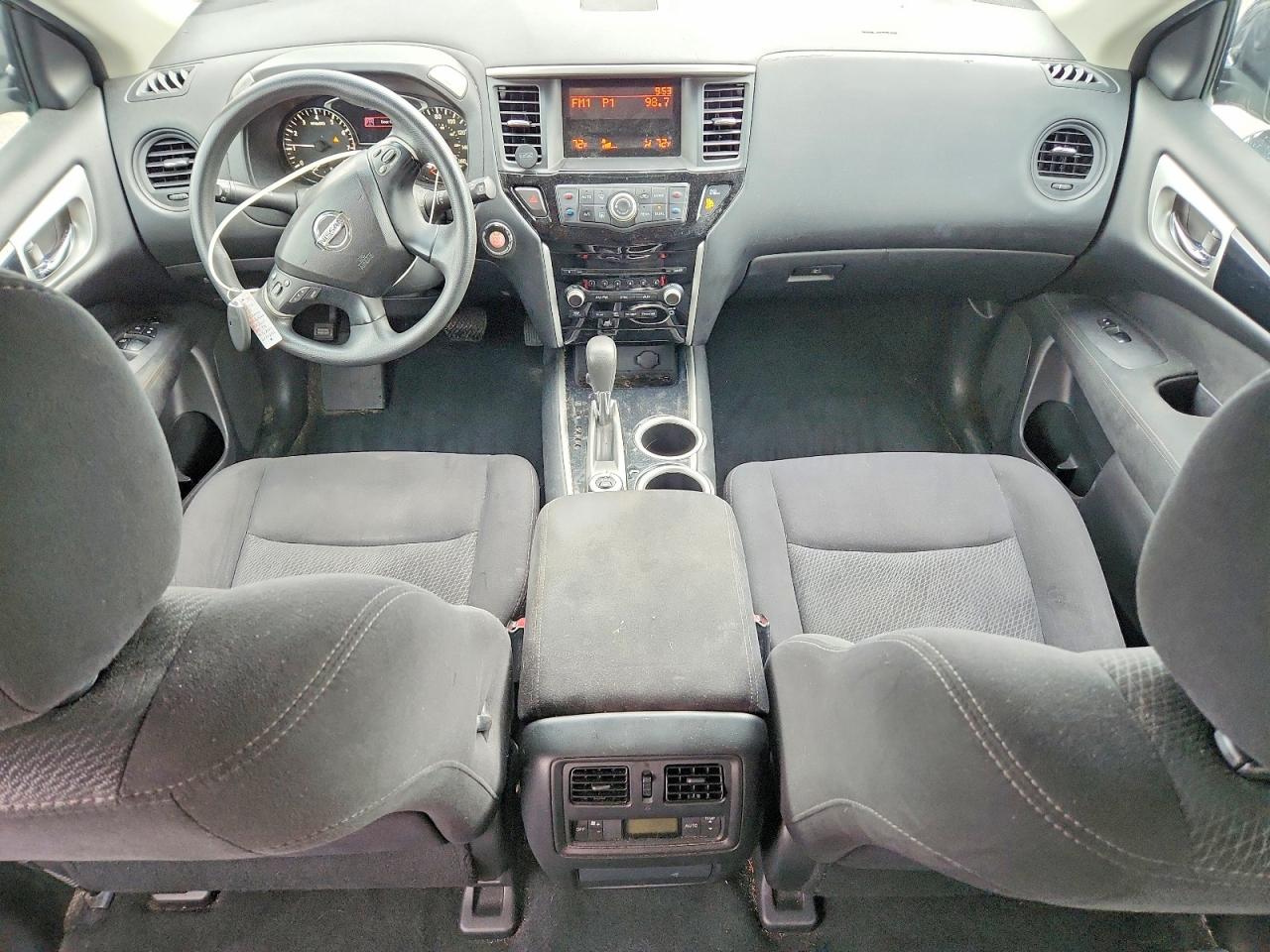 2015 Nissan Pathfinder S Black vin: 5N1AR2MM8FC703710
