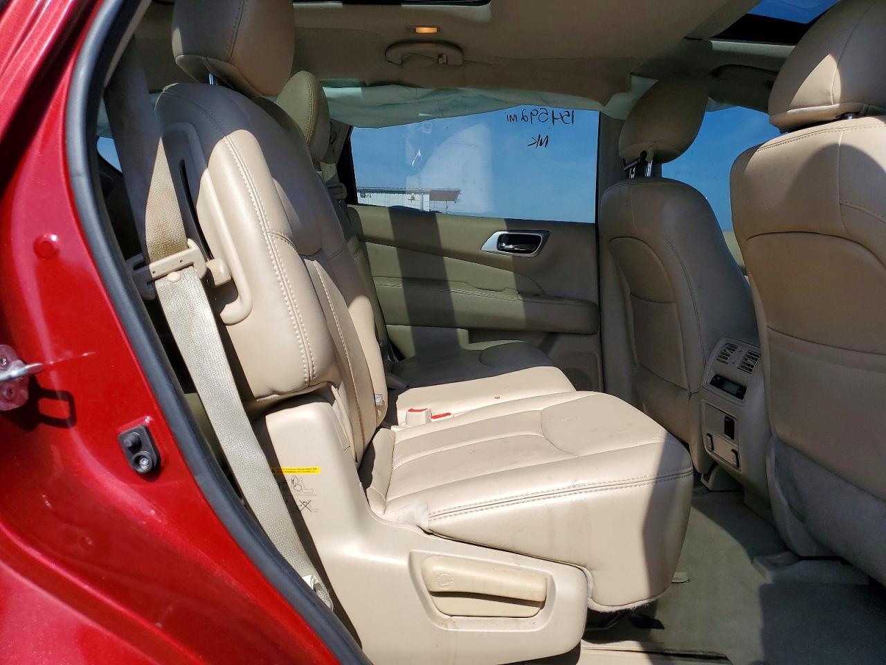 2015 Nissan Pathfinder Sl Burgundy vin: 5N1AR2MM8FC718434