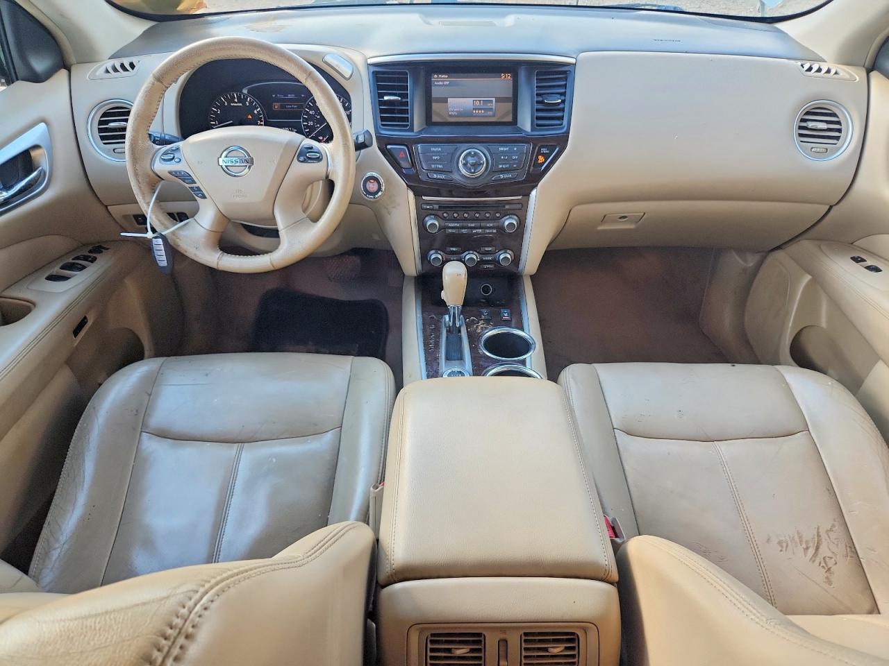2013 Nissan Pathfinder S White vin: 5N1AR2MM9DC603161