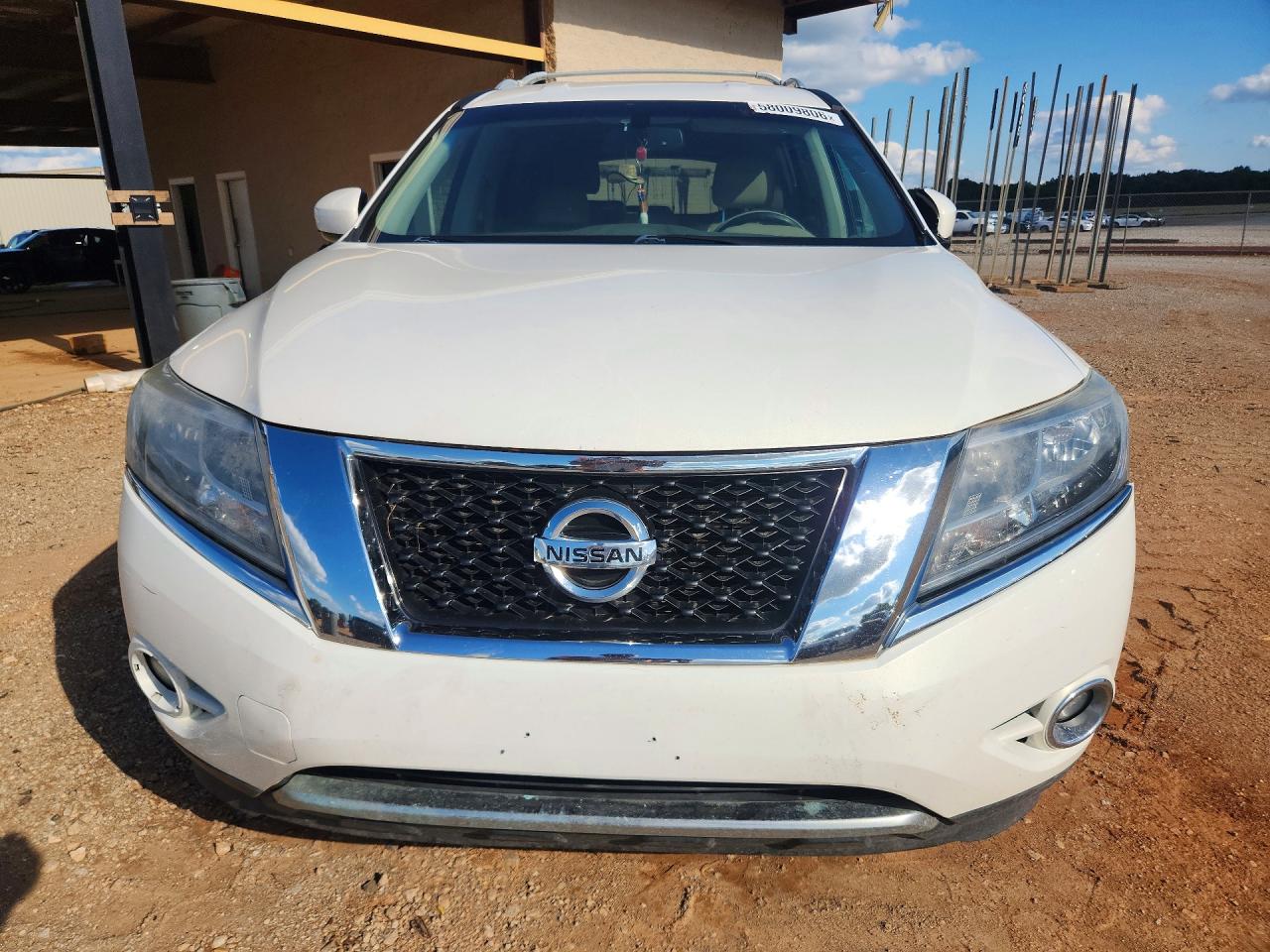 2013 Nissan Pathfinder S White vin: 5N1AR2MM9DC603161