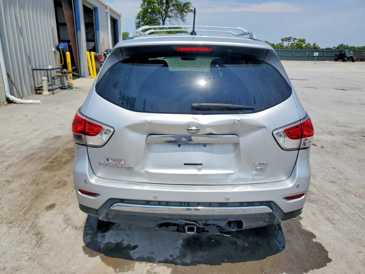 2013 Nissan Pathfinder S Silver vin: 5N1AR2MM9DC603421