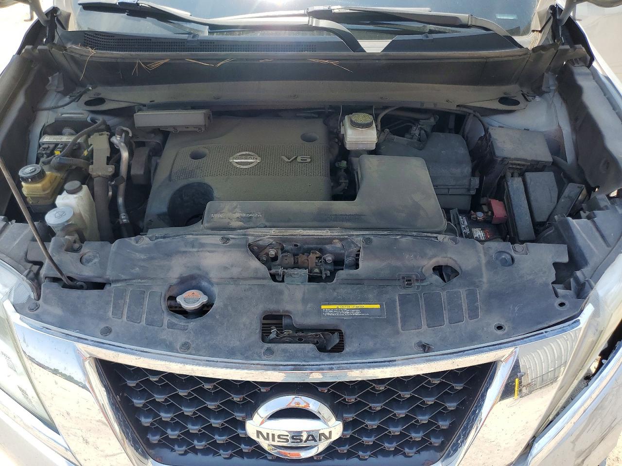 2013 Nissan Pathfinder S Silver vin: 5N1AR2MM9DC603421