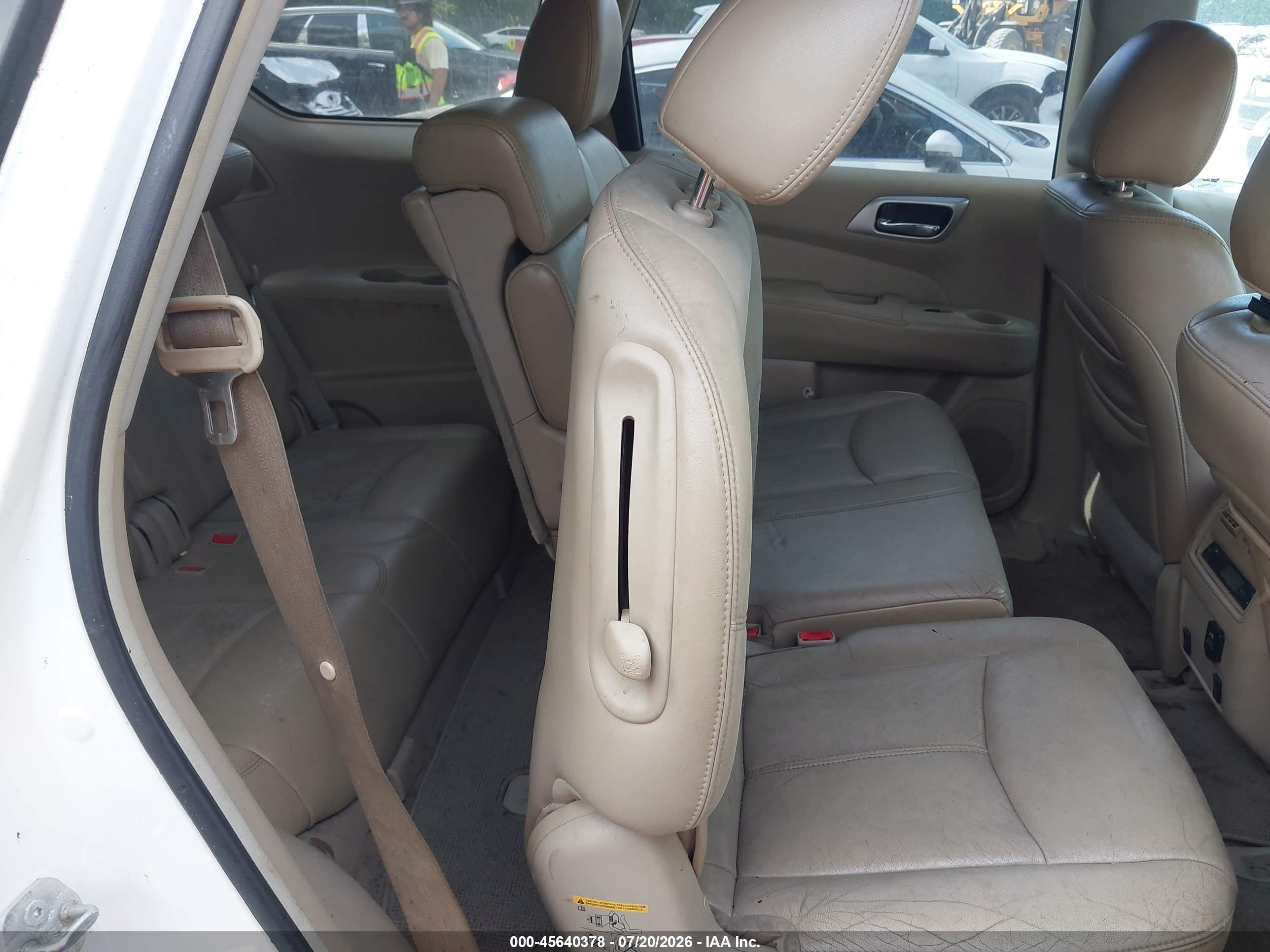 2013 Nissan Pathfinder Sl White vin: 5N1AR2MM9DC613253