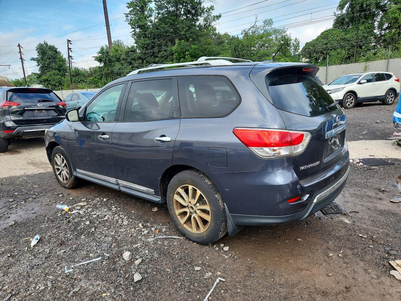 2013 Nissan Pathfinder S Gray vin: 5N1AR2MM9DC616251