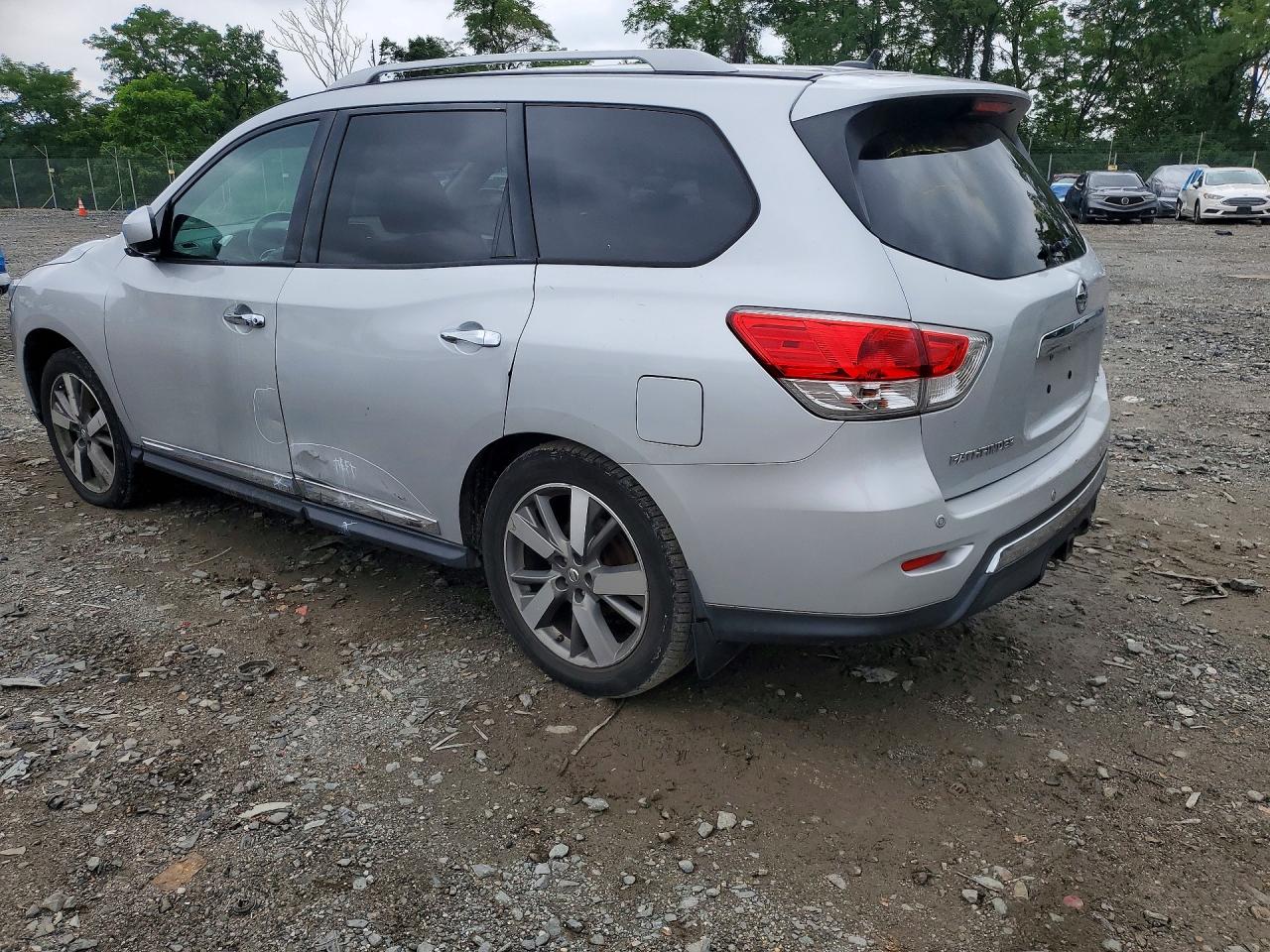 2013 Nissan Pathfinder S Silver vin: 5N1AR2MM9DC617058