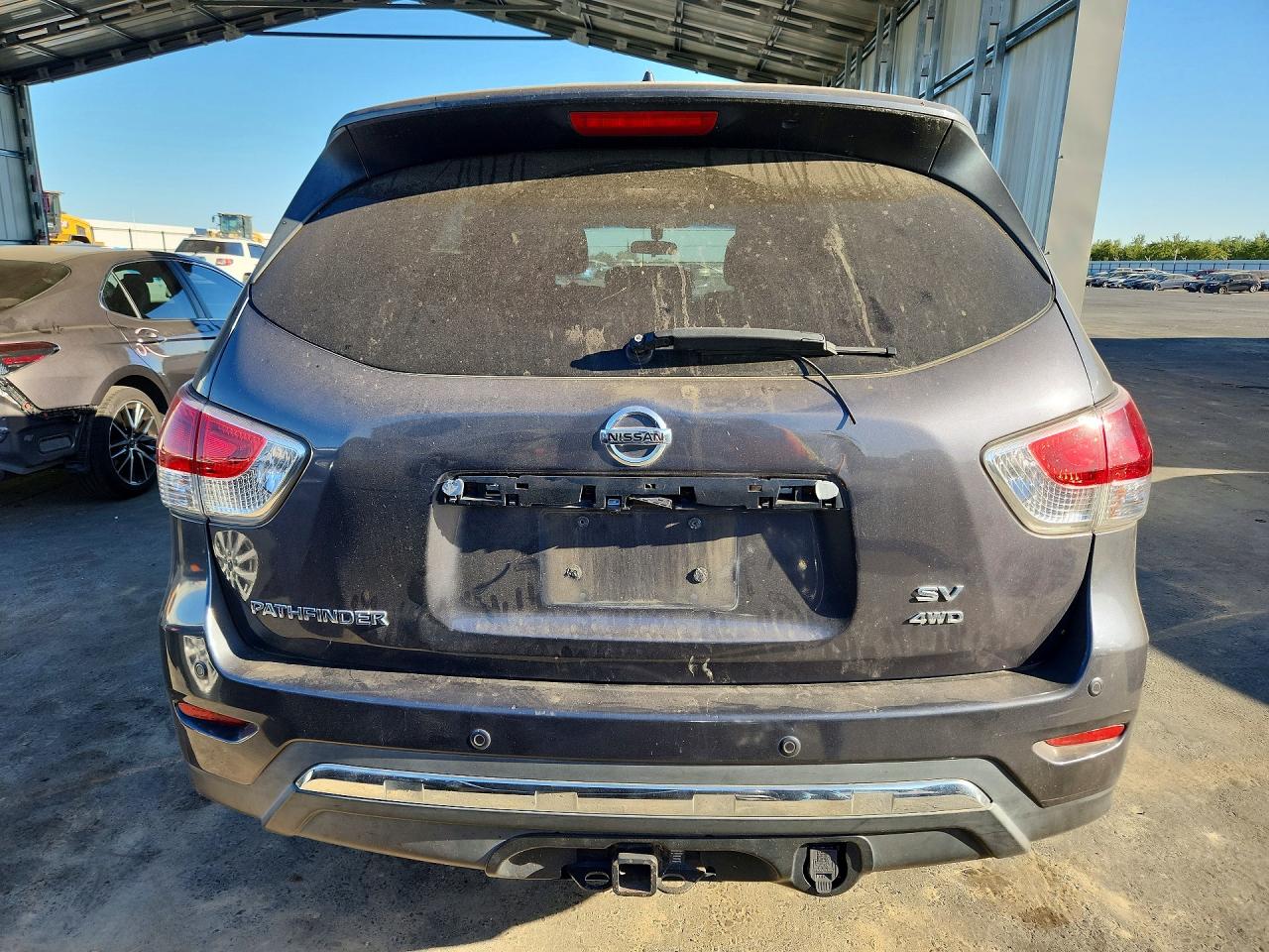 2013 Nissan Pathfinder S Gray vin: 5N1AR2MM9DC623474