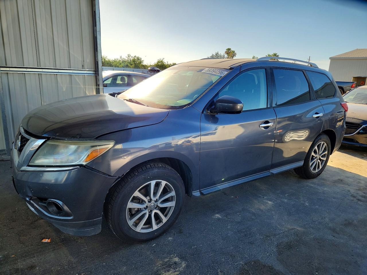 2013 Nissan Pathfinder S Gray vin: 5N1AR2MM9DC623474