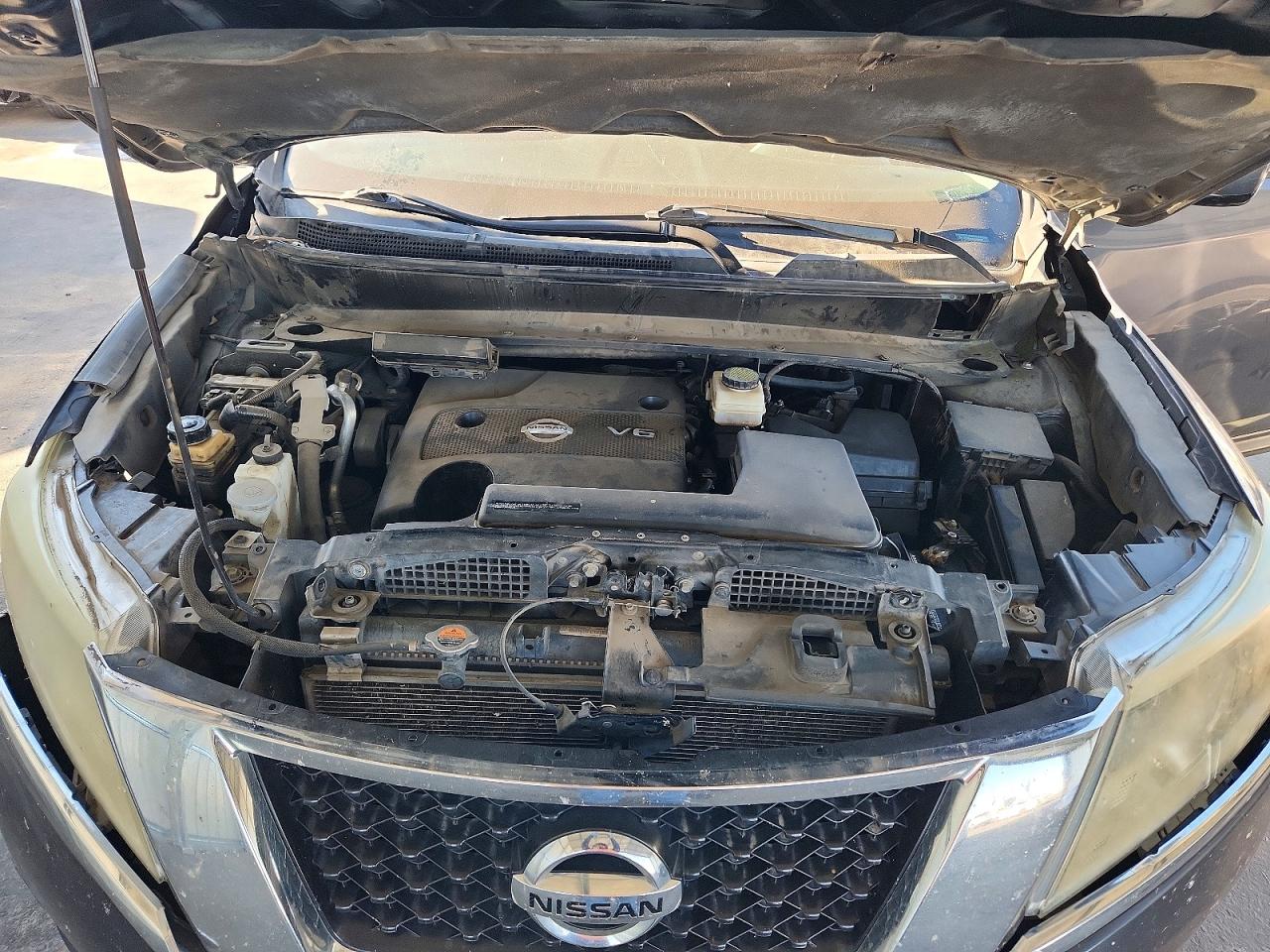 2013 Nissan Pathfinder S Gray vin: 5N1AR2MM9DC623474