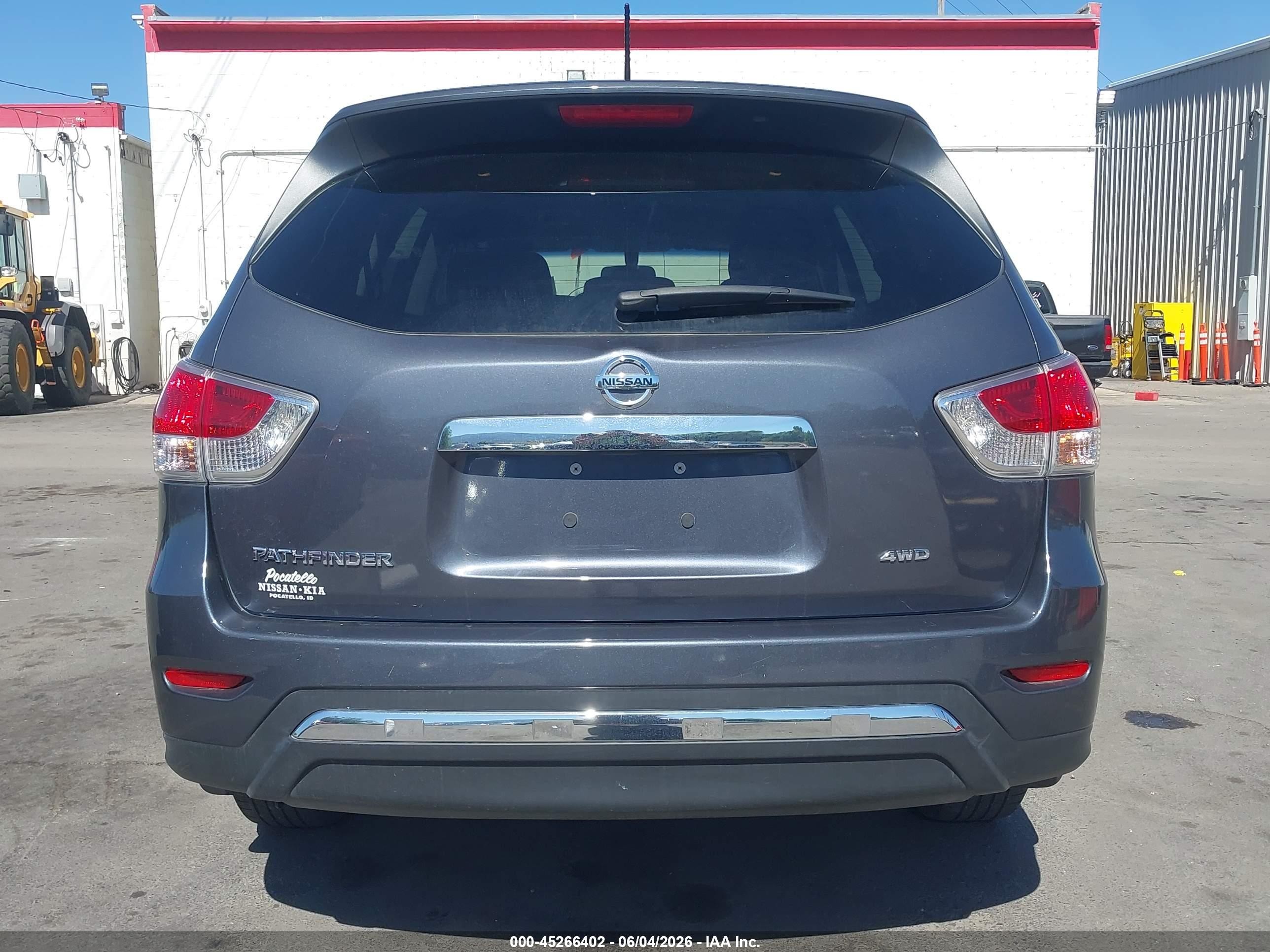 2013 Nissan Pathfinder S Gray vin: 5N1AR2MM9DC633051