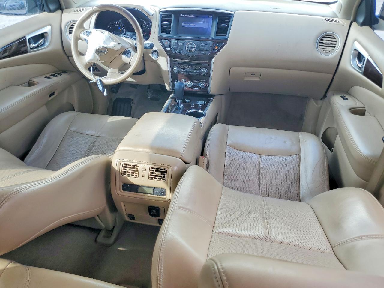 2013 Nissan Pathfinder S White vin: 5N1AR2MM9DC641361