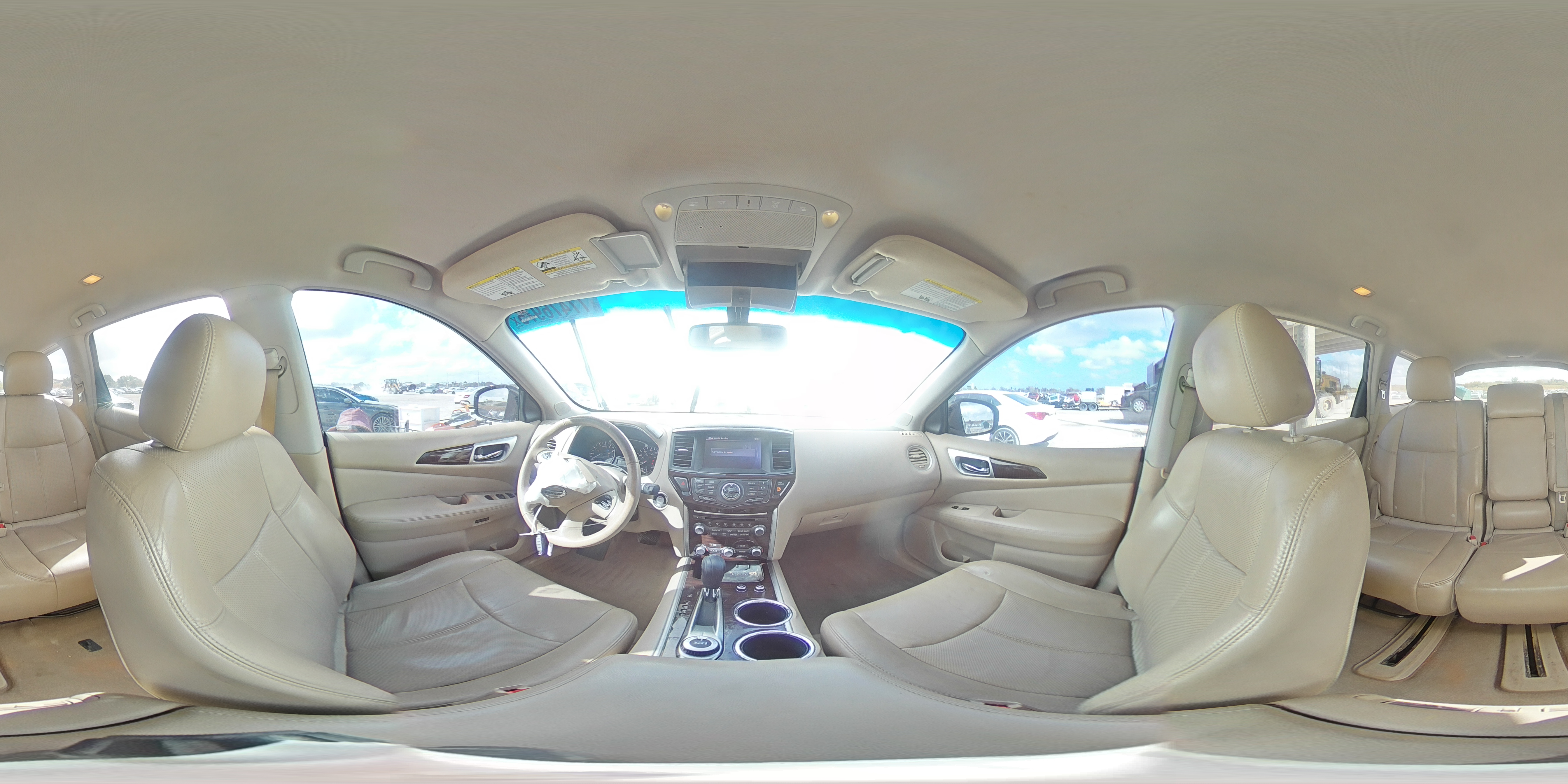 2013 Nissan Pathfinder S White vin: 5N1AR2MM9DC641361