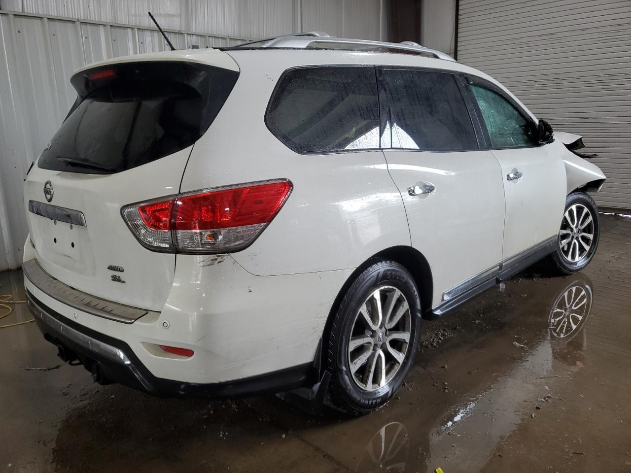 2013 Nissan Pathfinder S/sv/sl/platinum White vin: 5N1AR2MM9DC644793