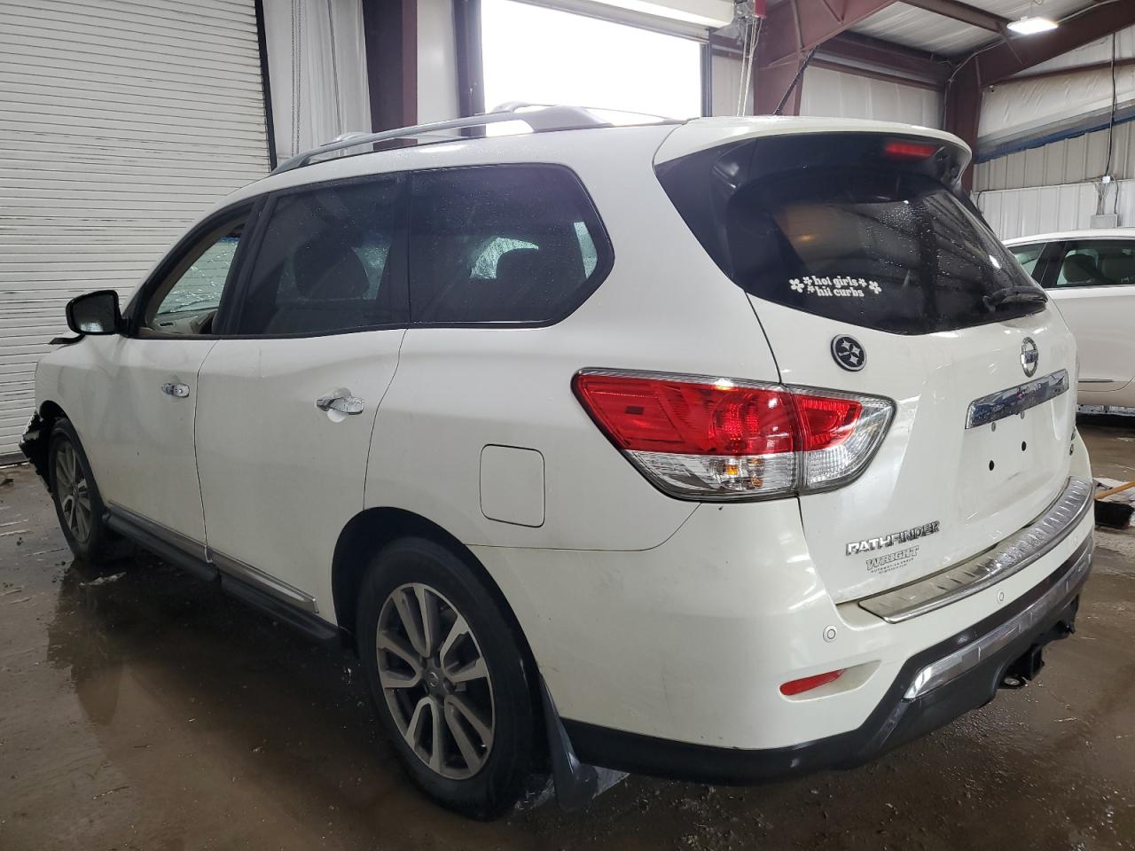2013 Nissan Pathfinder S/sv/sl/platinum White vin: 5N1AR2MM9DC644793