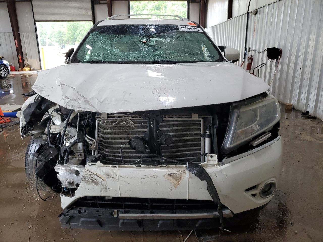 2013 Nissan Pathfinder S/sv/sl/platinum White vin: 5N1AR2MM9DC644793