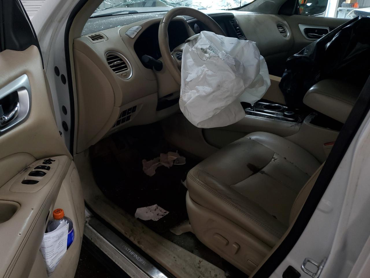 2013 Nissan Pathfinder S/sv/sl/platinum White vin: 5N1AR2MM9DC644793