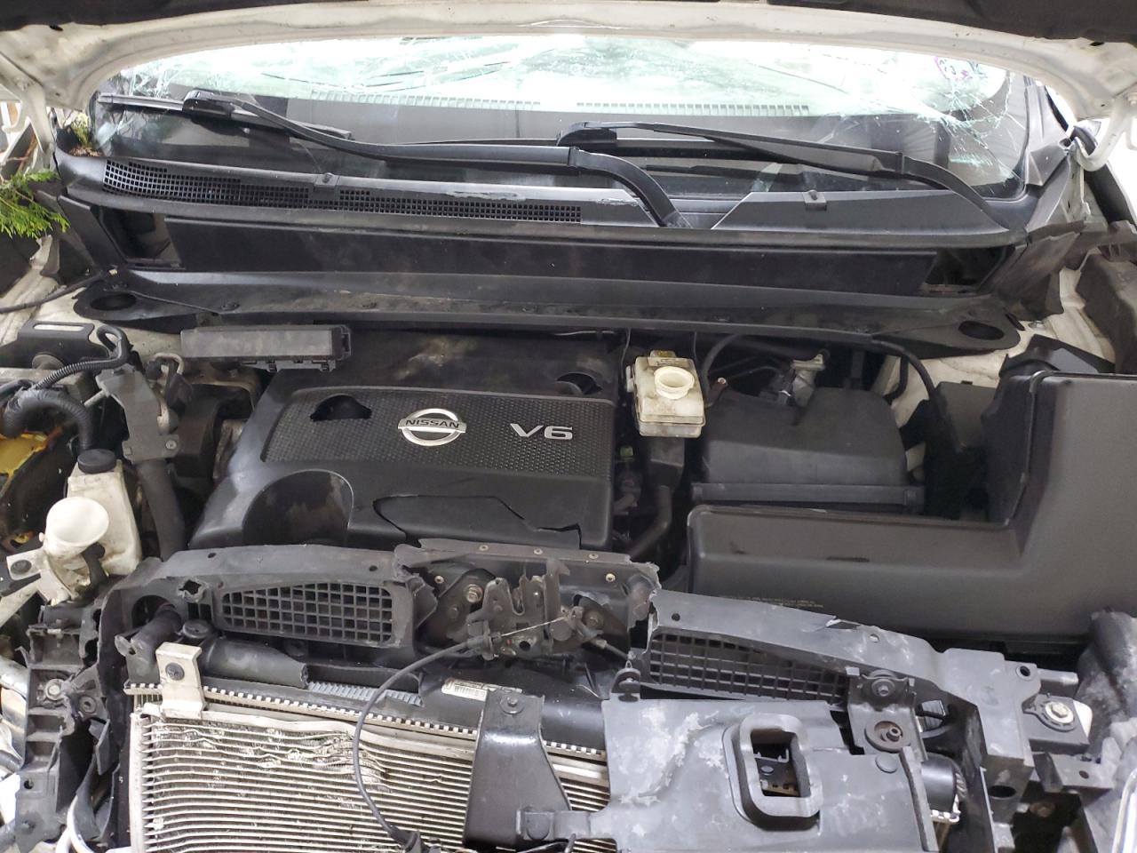 2013 Nissan Pathfinder S/sv/sl/platinum White vin: 5N1AR2MM9DC644793