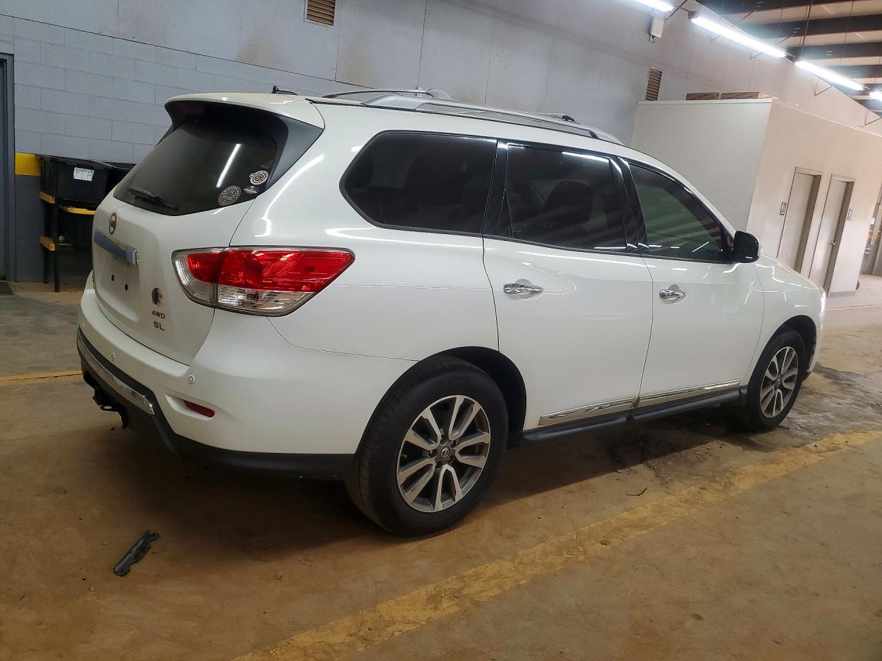 2013 Nissan Pathfinder S White vin: 5N1AR2MM9DC671198