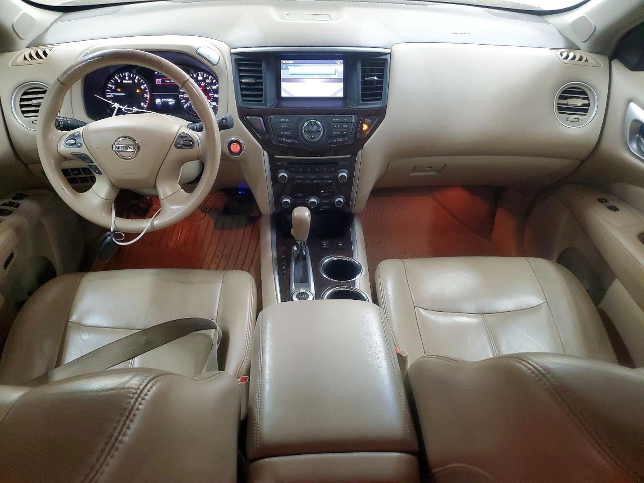 2013 Nissan Pathfinder S White vin: 5N1AR2MM9DC671198