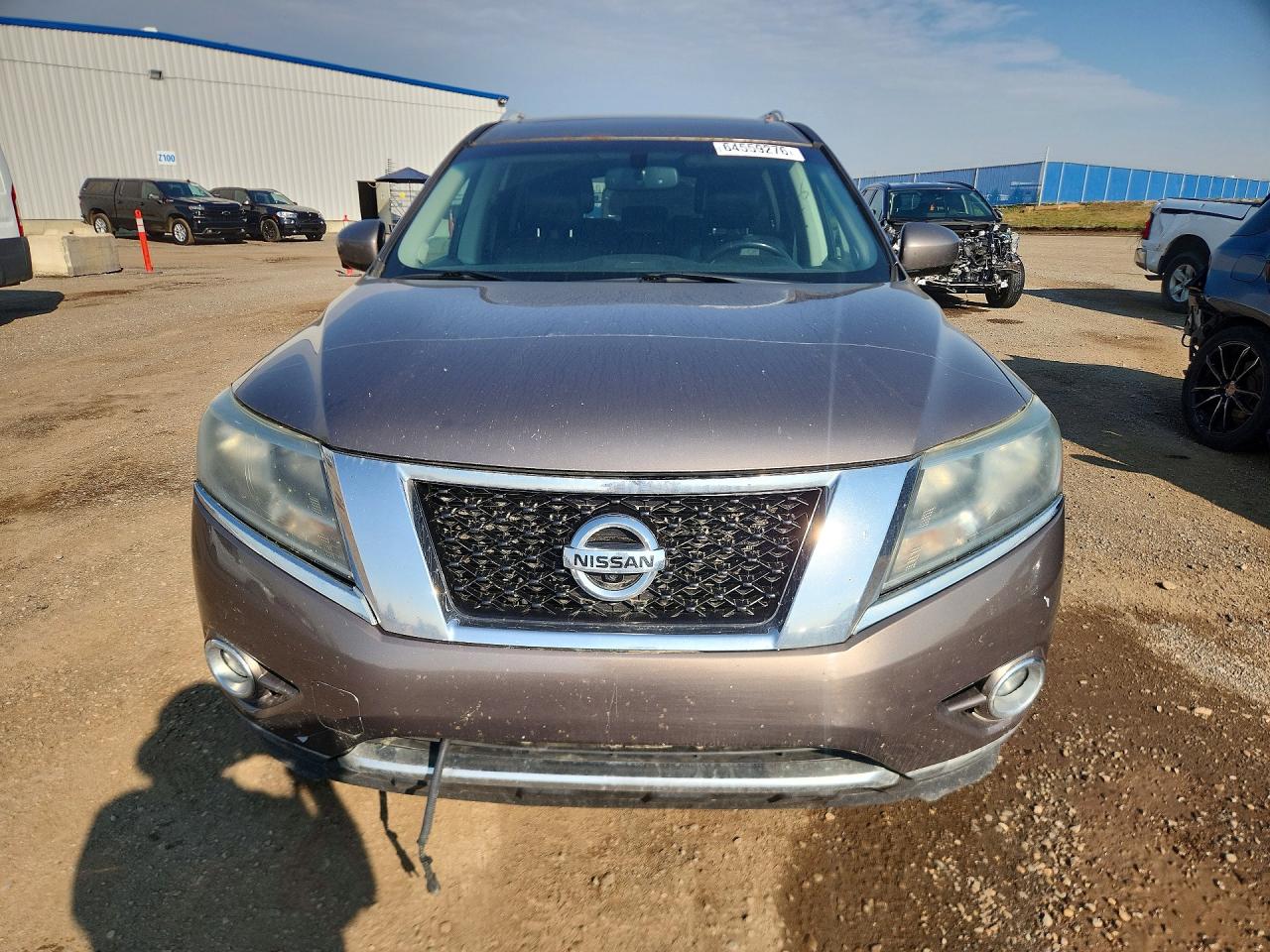 2013 Nissan Pathfinder S Gray vin: 5N1AR2MM9DC674716