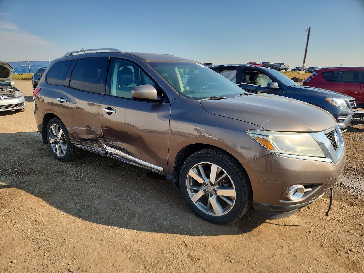 2013 Nissan Pathfinder S Gray vin: 5N1AR2MM9DC674716
